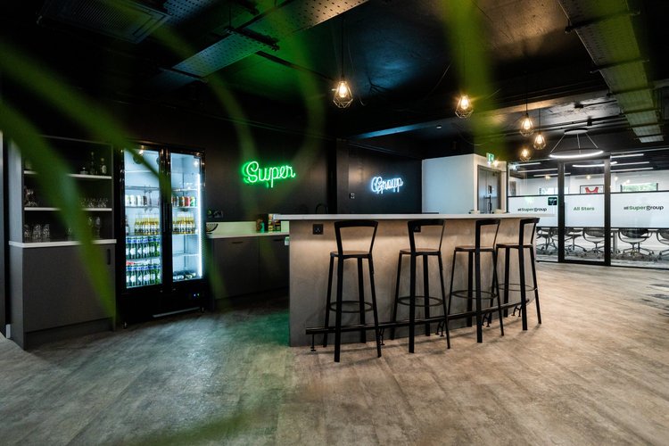 Completed Super Group office interior