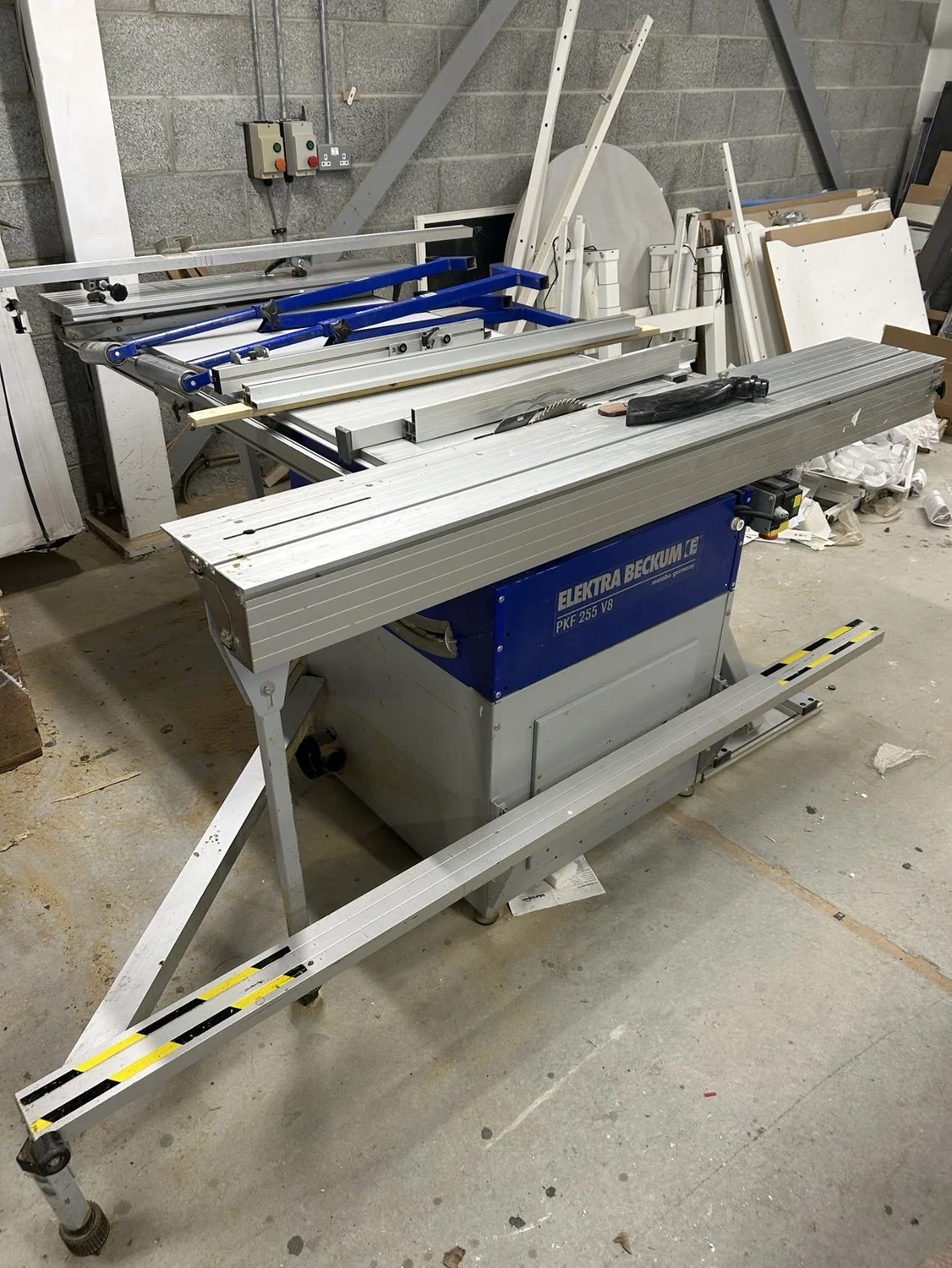 Elektra Beckum sliding table saw, actual sale item