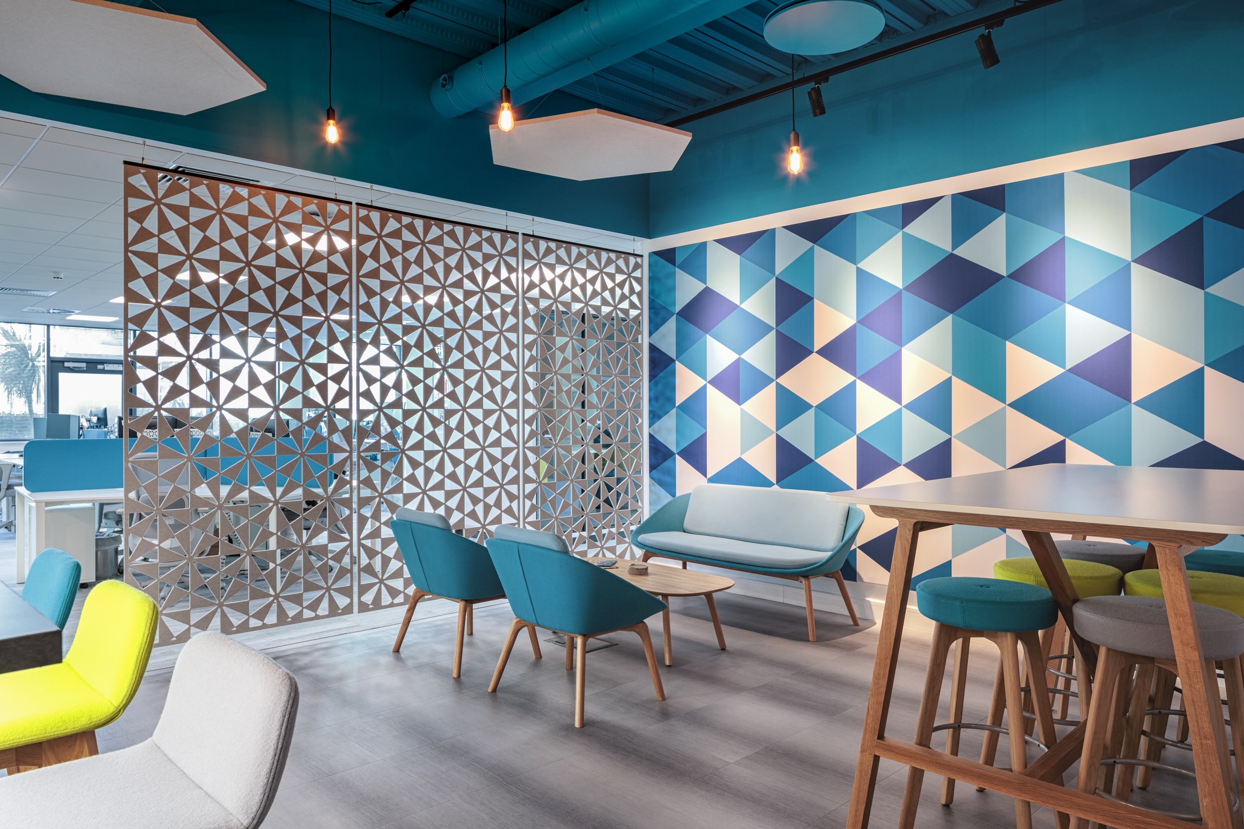 Marsh lounge and informal meeting area at Mill Court