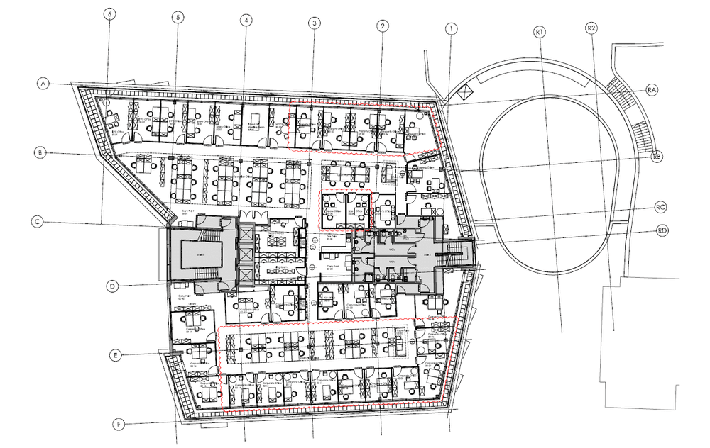 Mourant Royal Chambers furniture plan