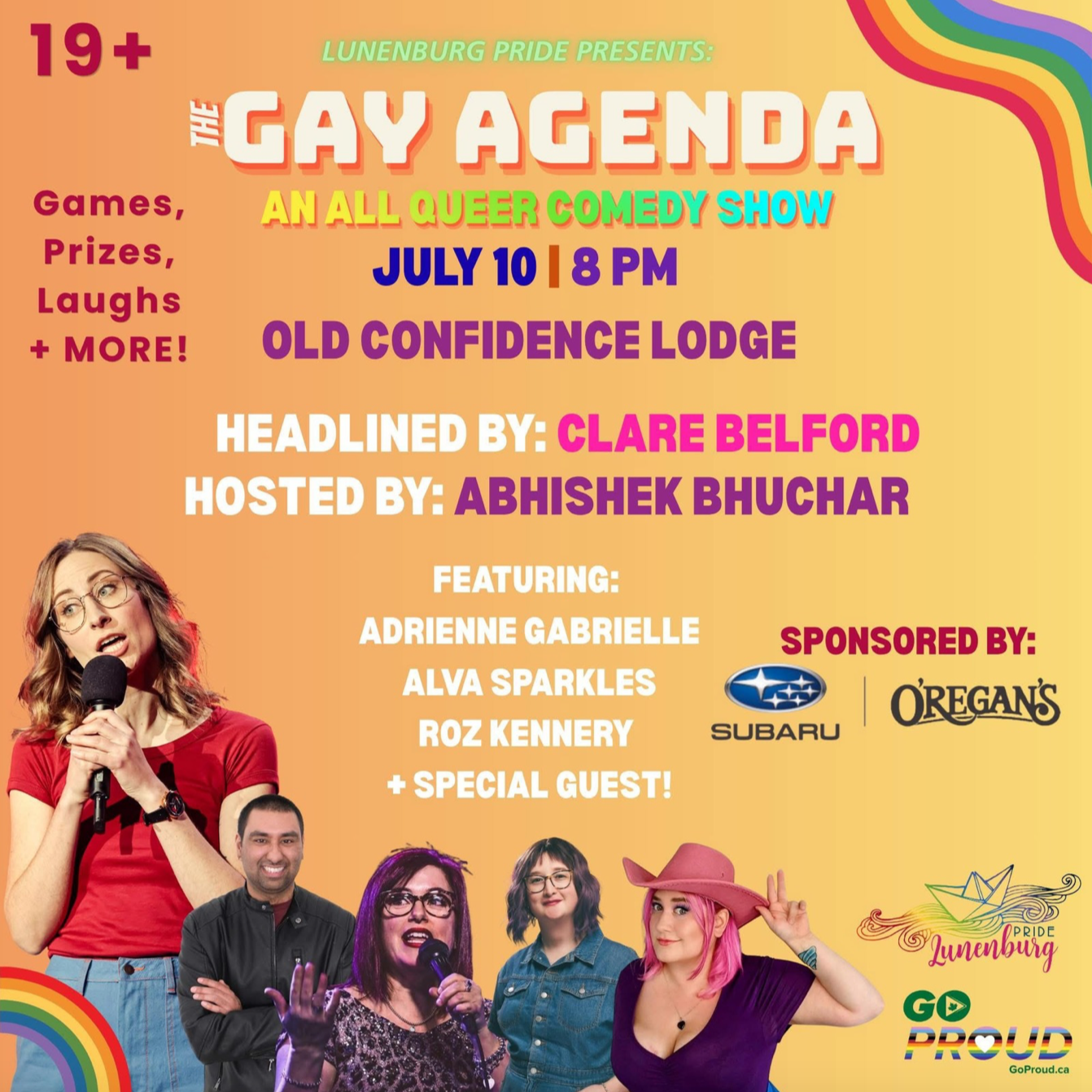 LUNENBURG PRIDE - Comedy Show