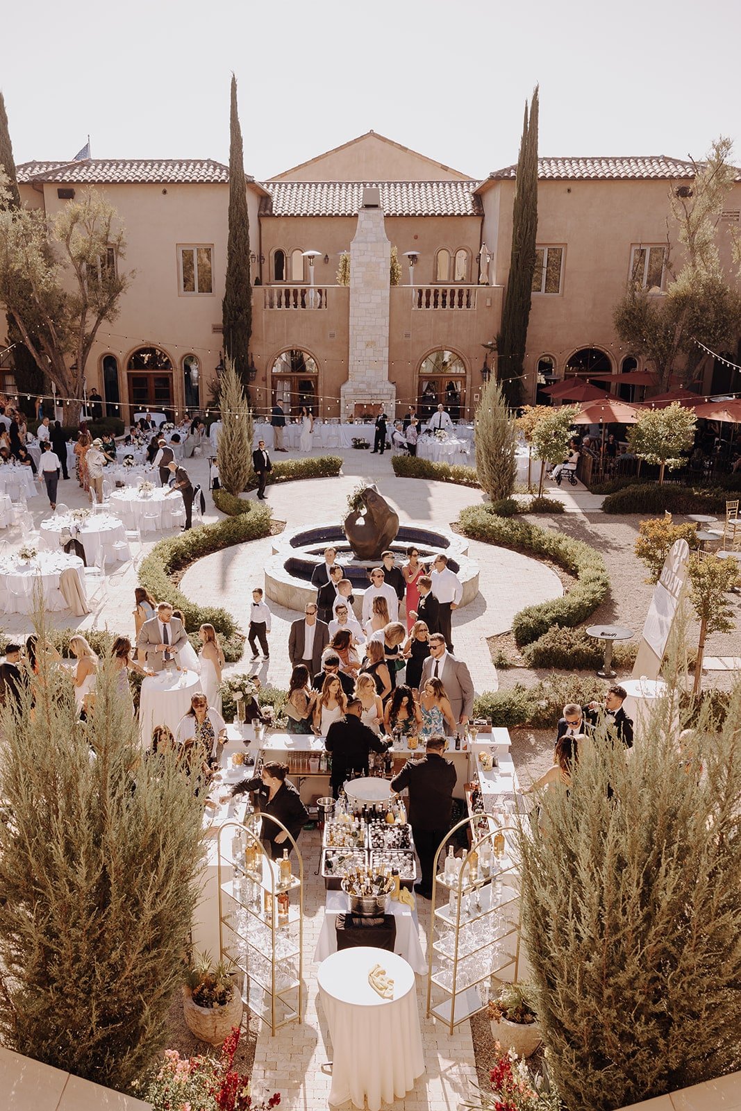 Tuscan wedding venue in California