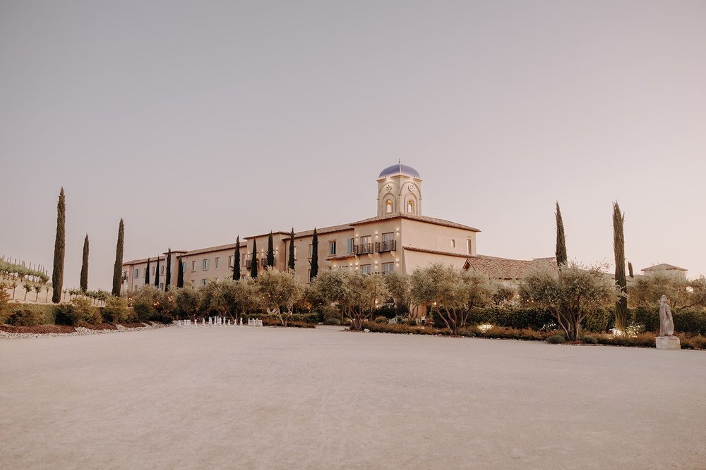 Tuscan wedding venue in California