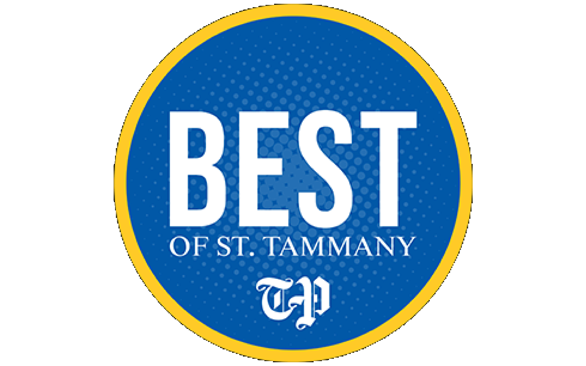 Best of St. Tammany award badge for Grand Rising Construction in Covington Louisiana