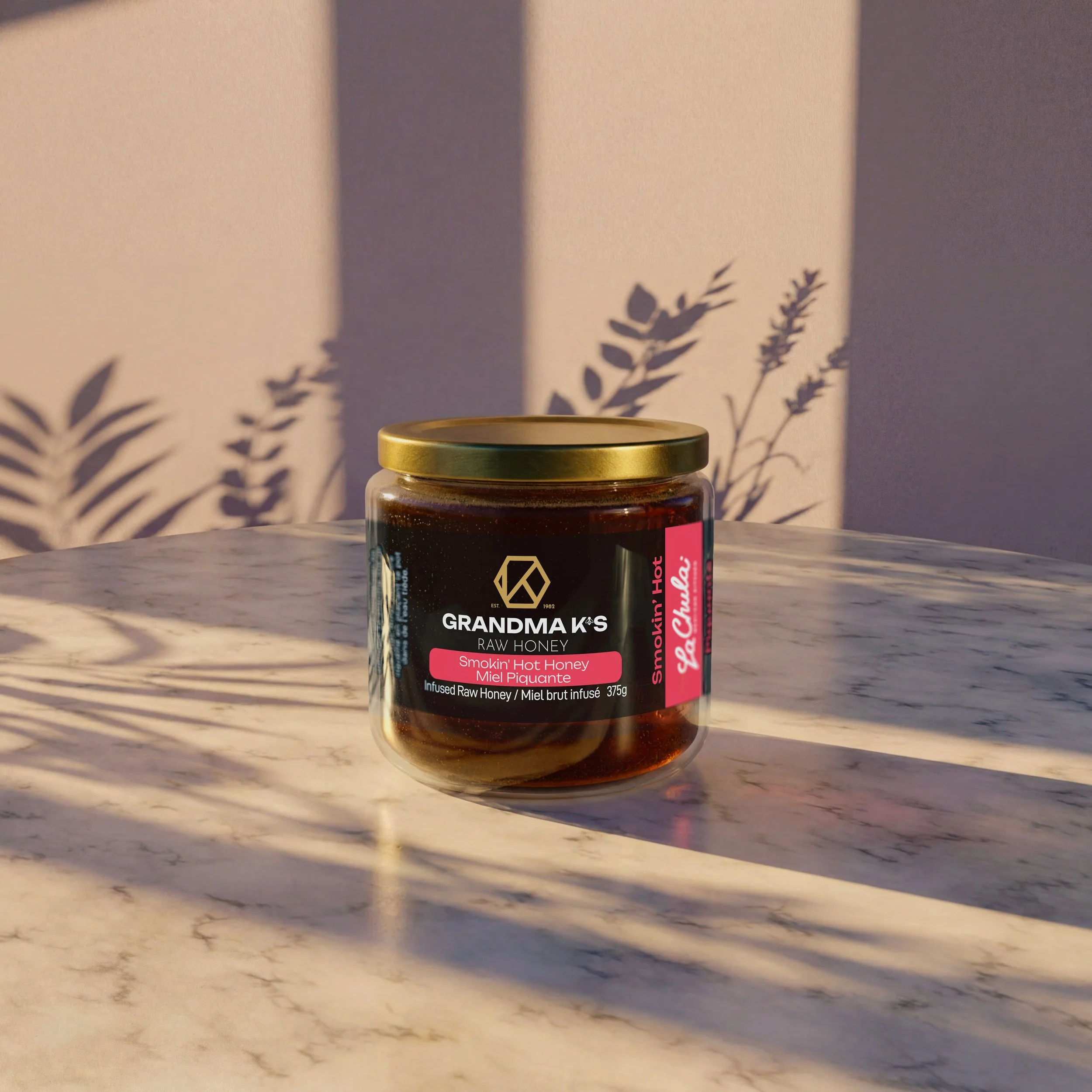 BACK IN STOCK! Smokin' Hot Infused Raw Honey 375g