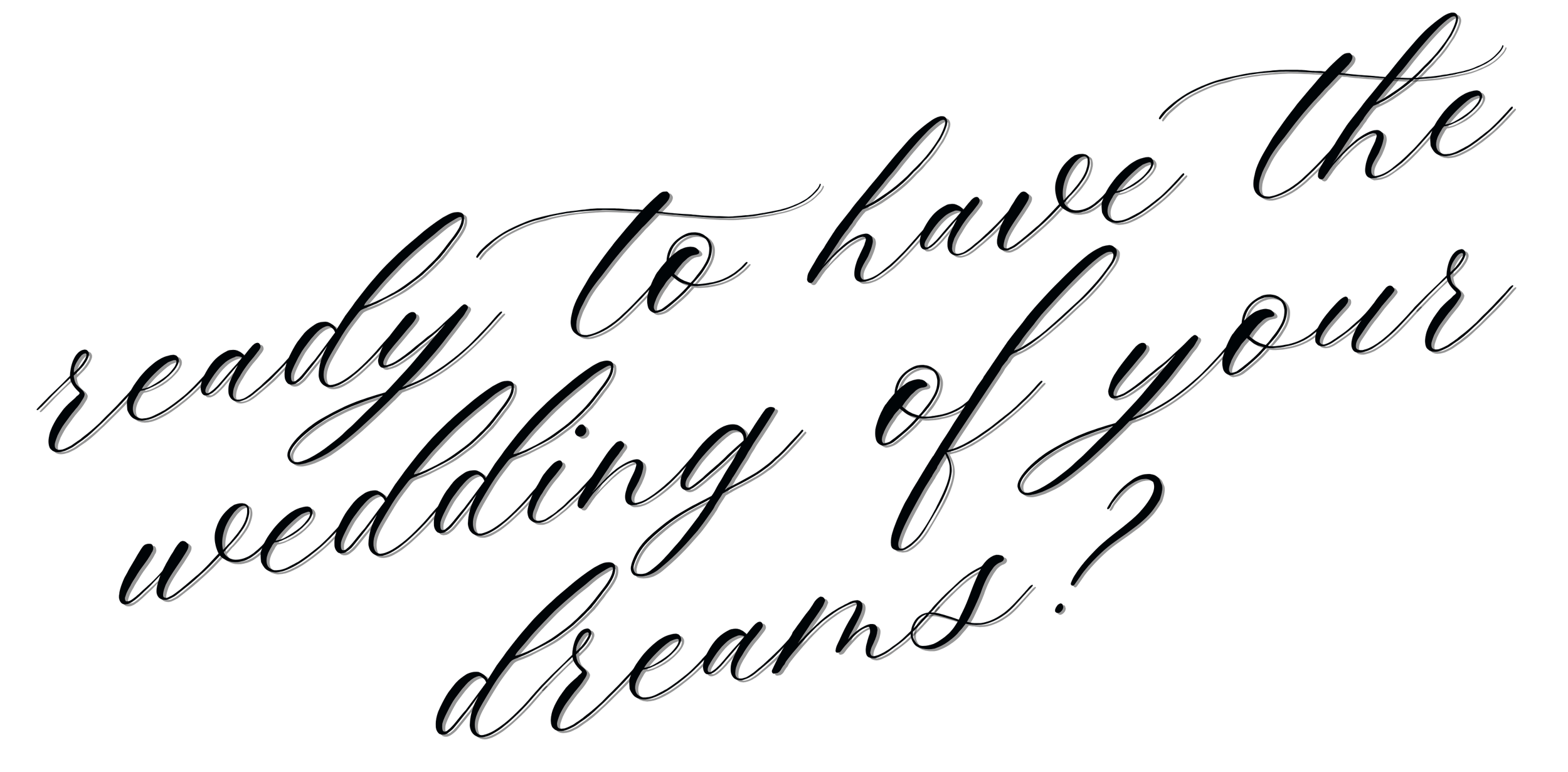 Background with semi-transparent text that reads, "Ready to have the reading of your dreams?" in a cursive font.