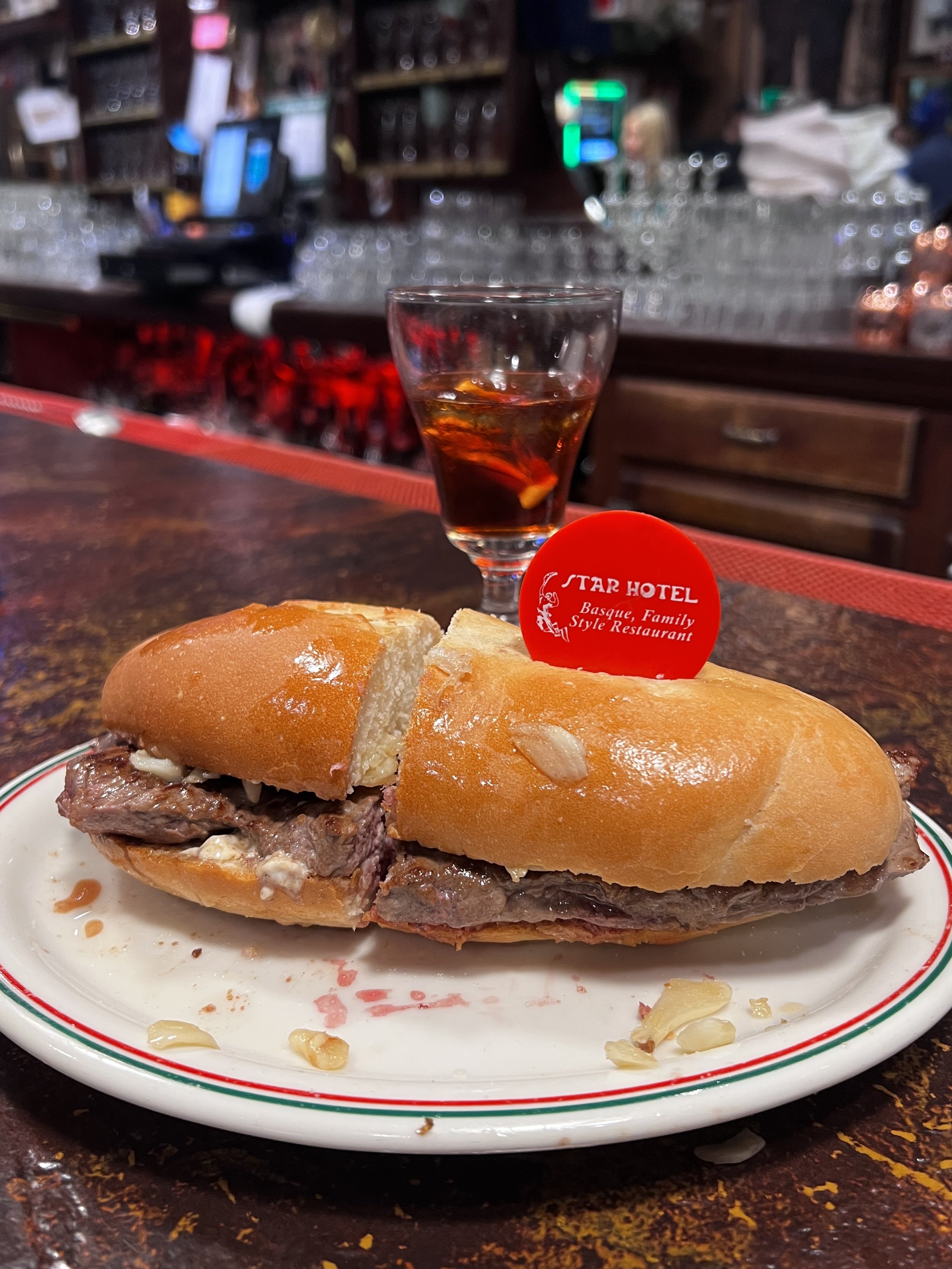 Famous Steak Sandwich at The Star Hotel