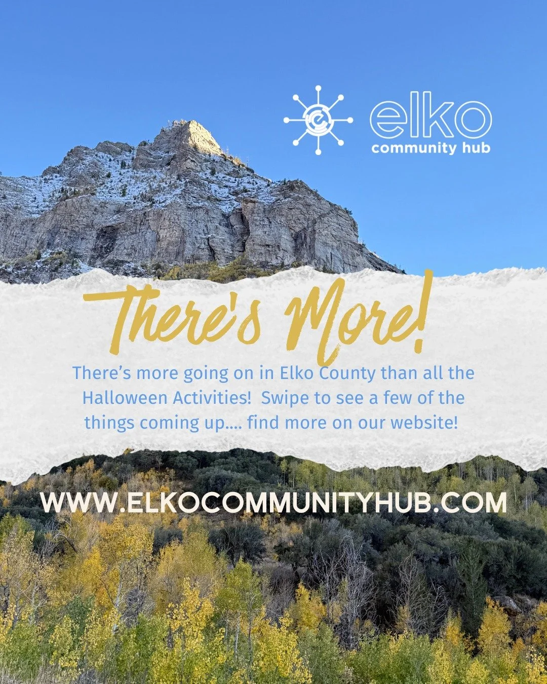 Not ALL upcoming activities are pumpkins and treats&hellip;  From mental health trainings and opioid discussions to food and sock drives, and from school-based workshops to US Capital Christmas tree celebrations &mdash; there's no shortage of meaning