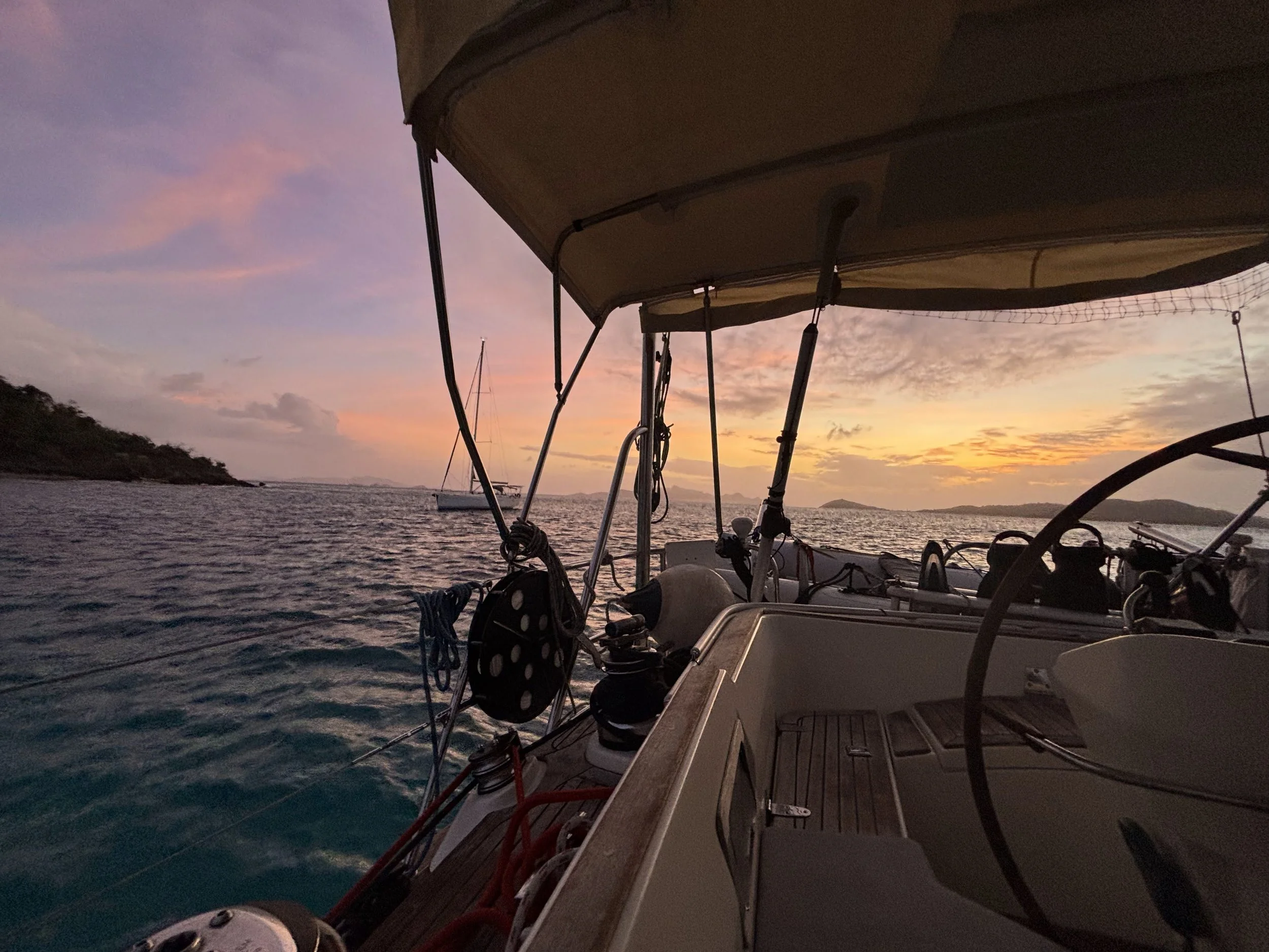 First Caribbean sail 