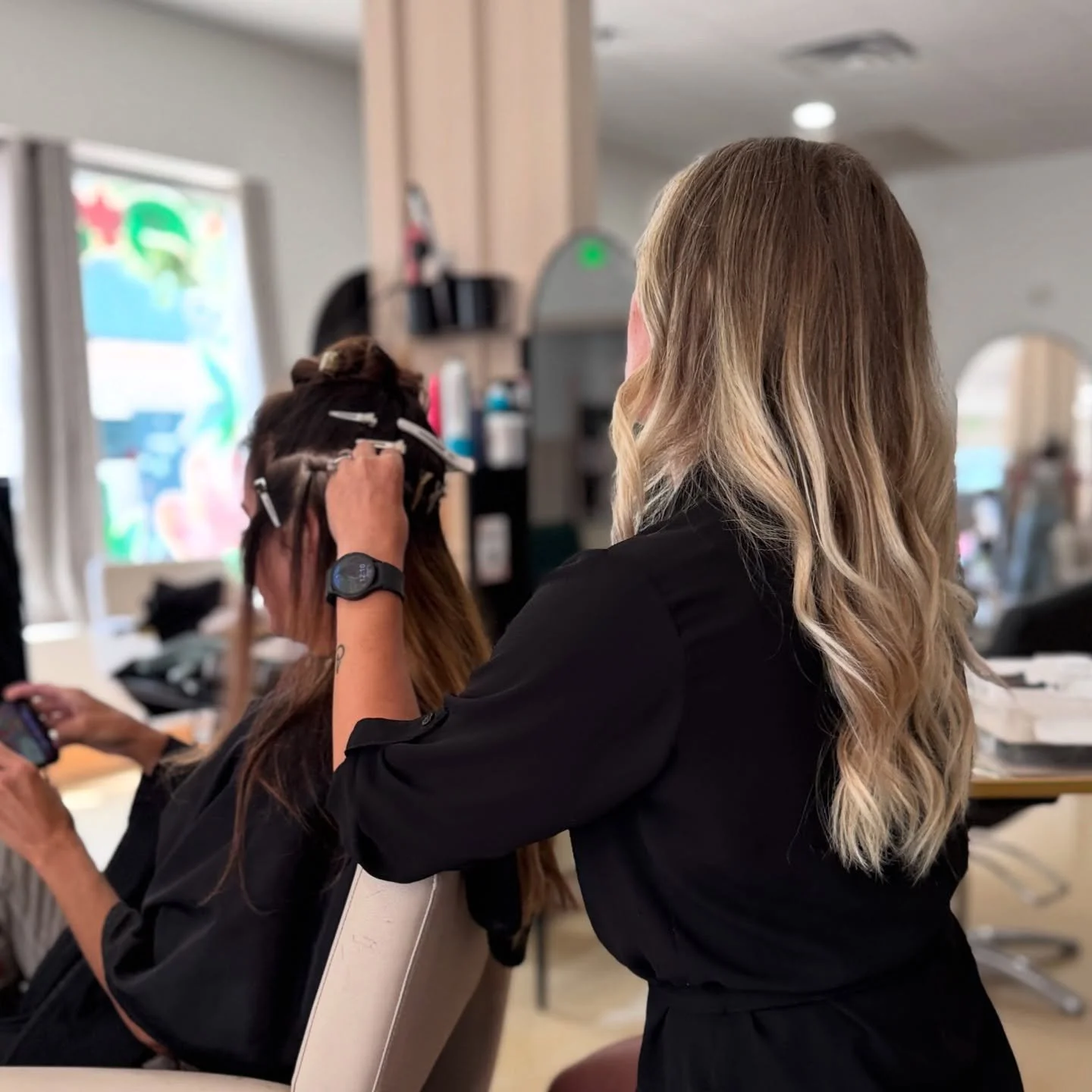 Just a girl doing what she loves. ✨

ICYMI @nicolette_gettysburg_hair is an extension queen and she makes hair dreams come true. 🫶🏼

Are you dreaming of long, thick, gorgeous hair but feeling like it&rsquo;s never going to happen for you? We can fi