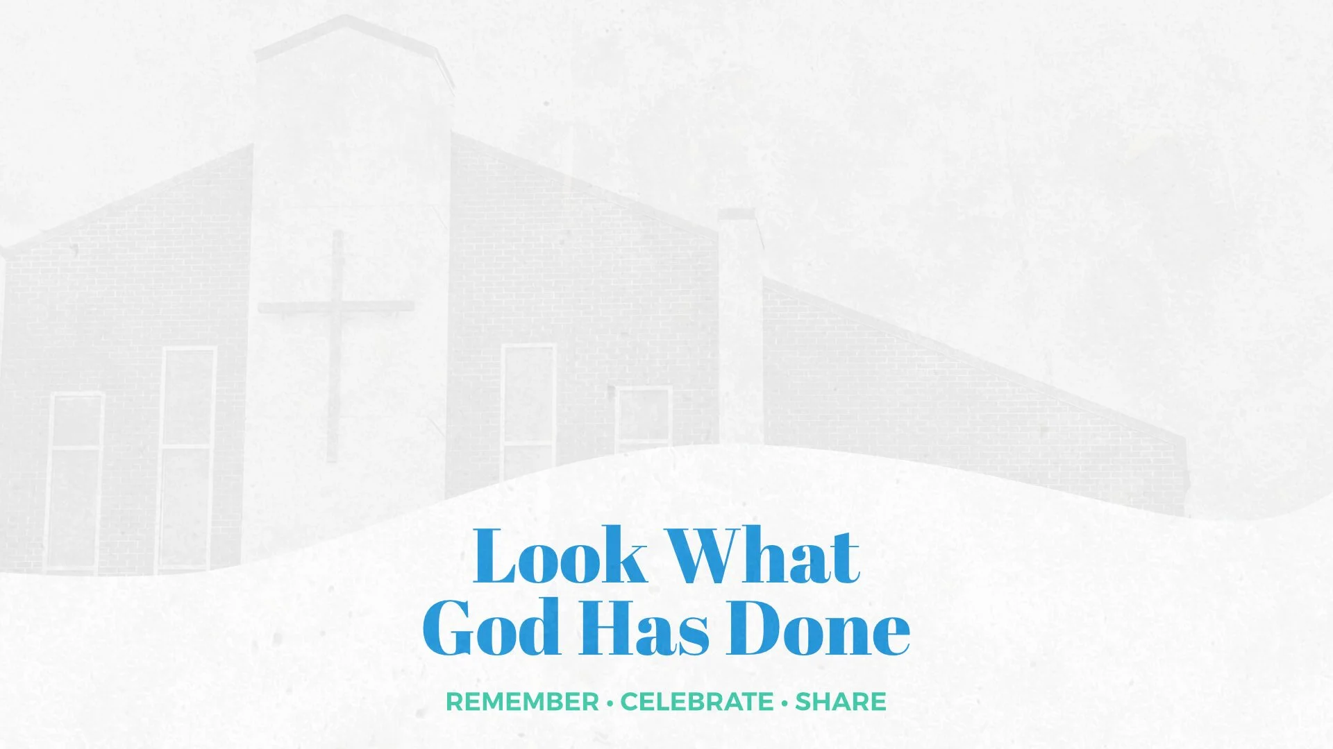 60th Anniversary Celebration Service