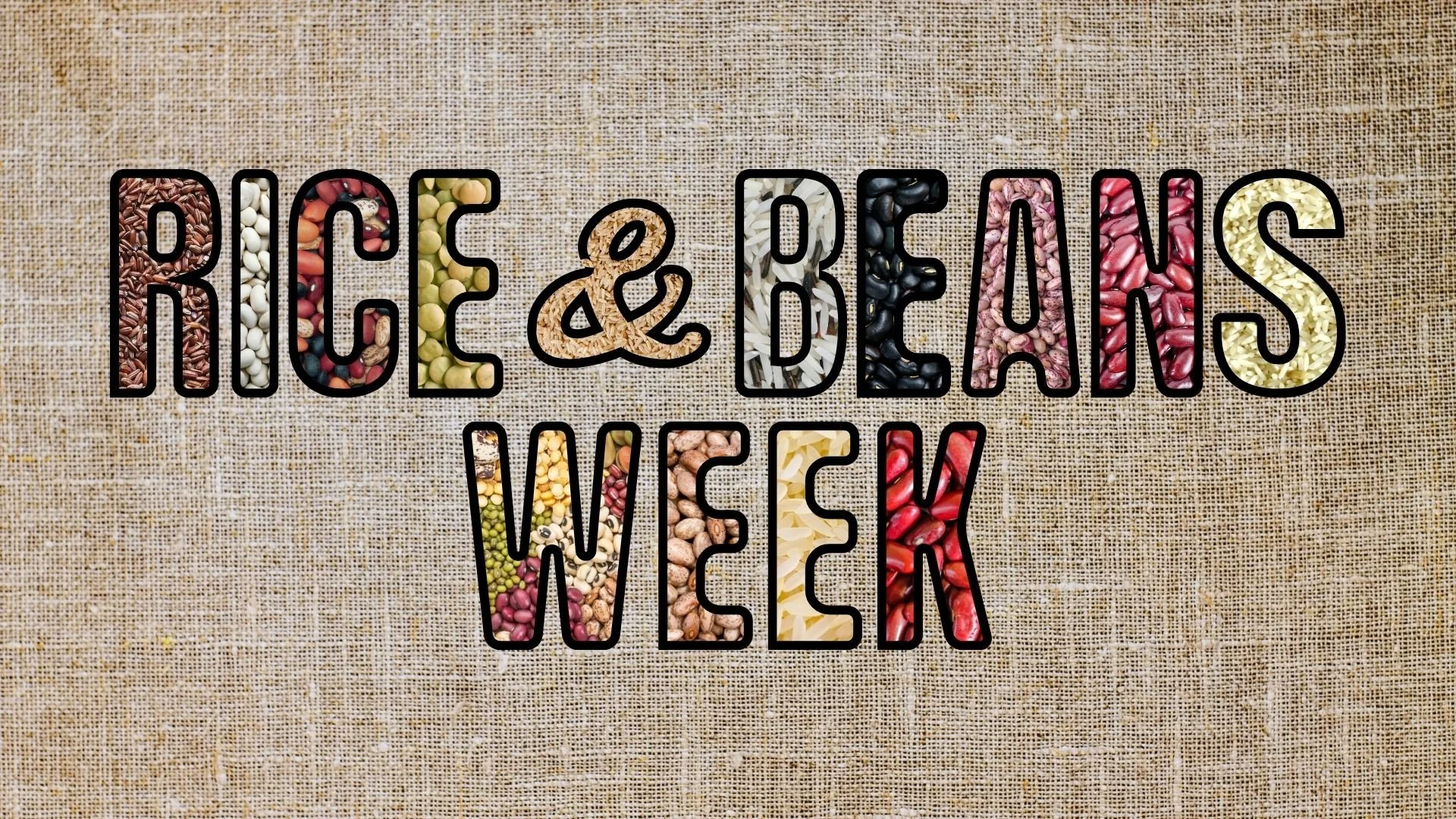 Rice and Beans Week