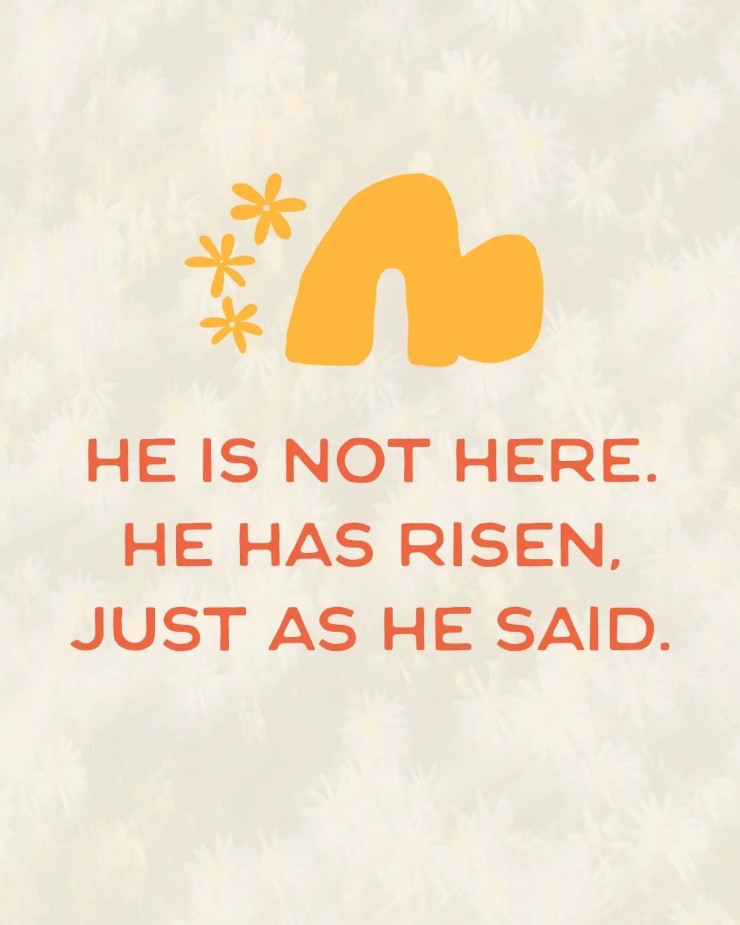 Death couldn't hold Him. The grave couldn't keep Him. He has won the victory! He is risen! He is risen, indeed! 🕊️

We are greatly anticipating our Easter services this morning at 8:15, 9:45, and 11:15am (&amp; on YouTube at 9:45). Come a few minute