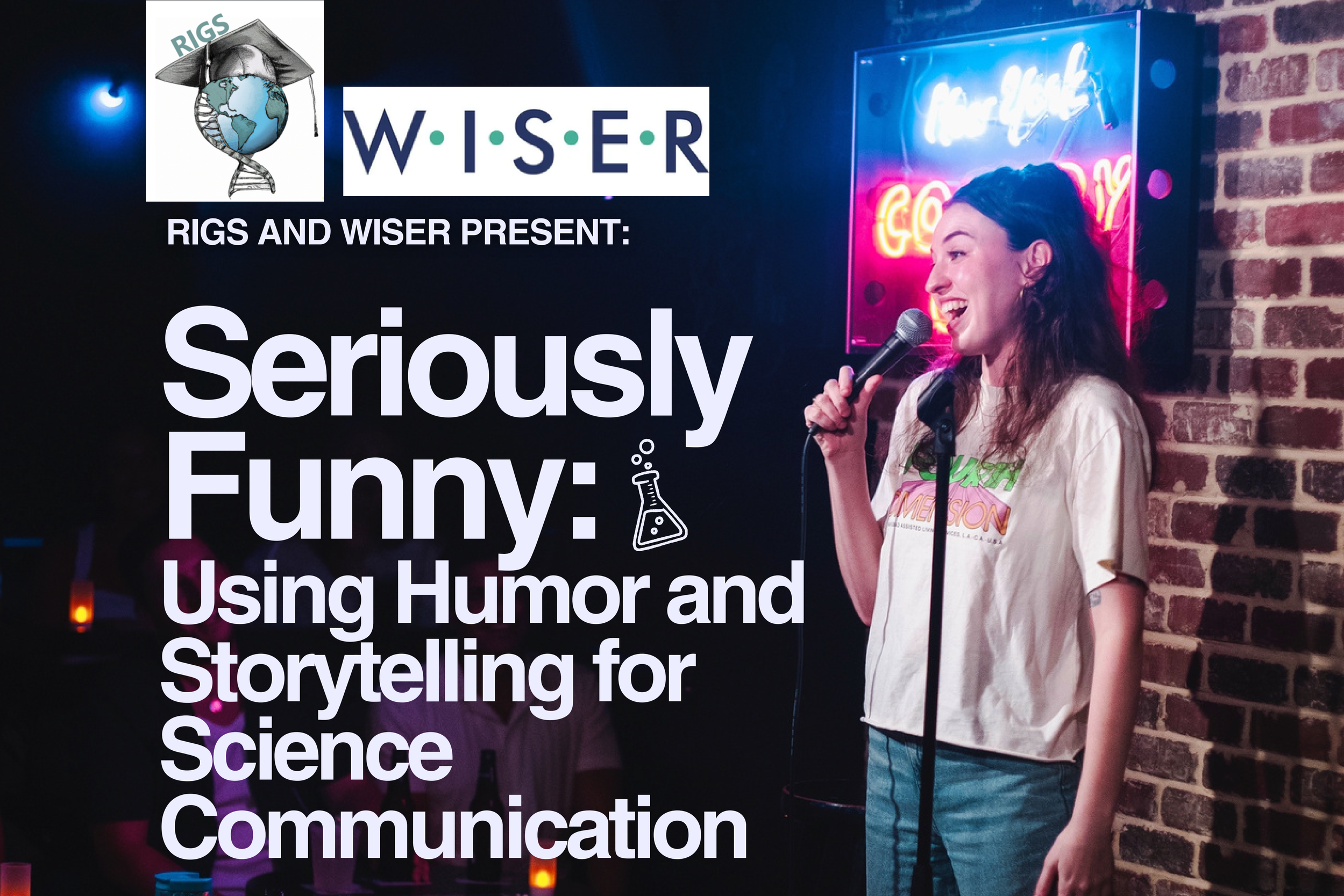 Science Communication Lecture + Comedy Workshop with Sarah Adelman