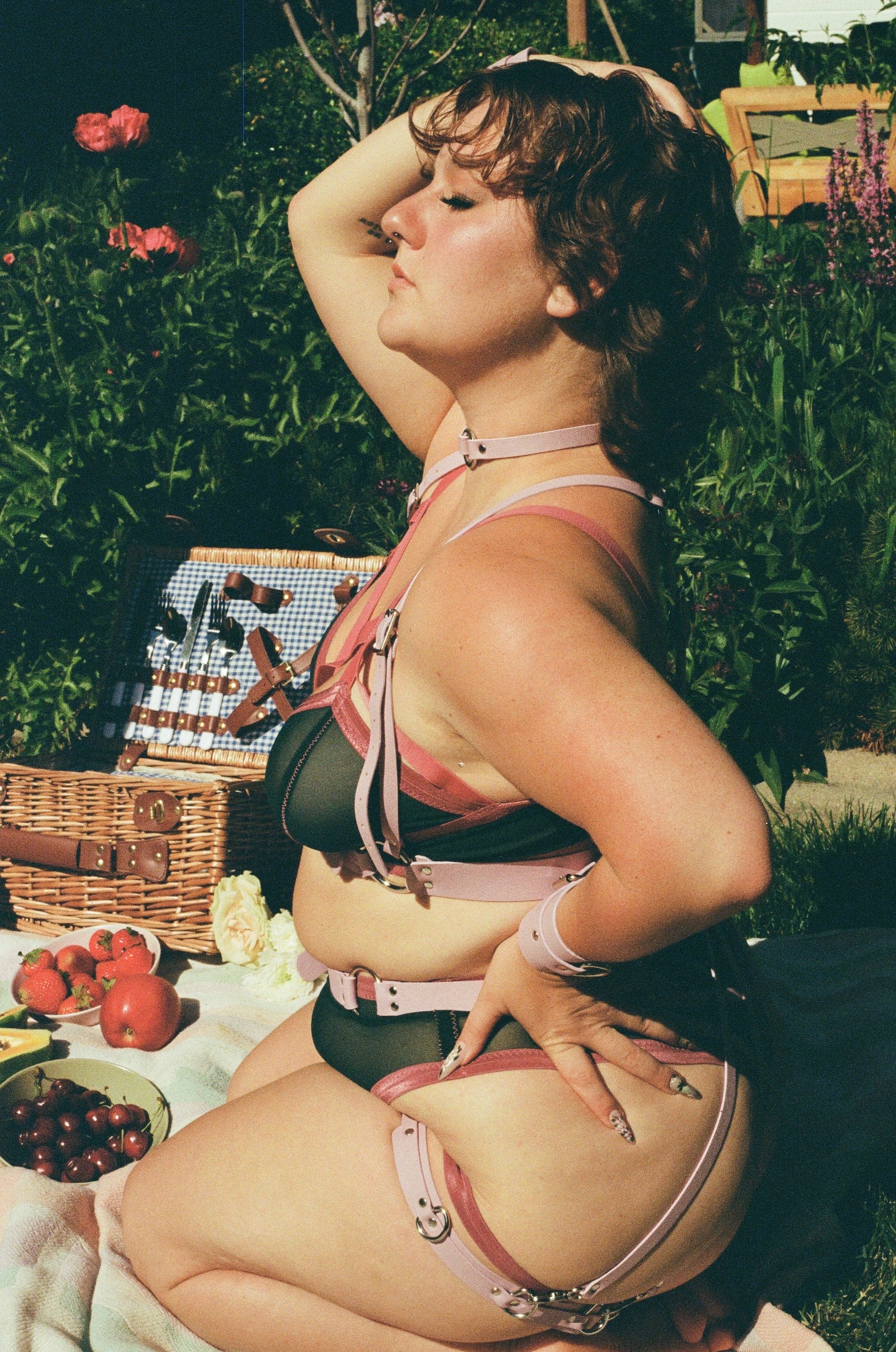 Criss Cross Retraint Harness Vegan Leather Cactus Cult.jpeg