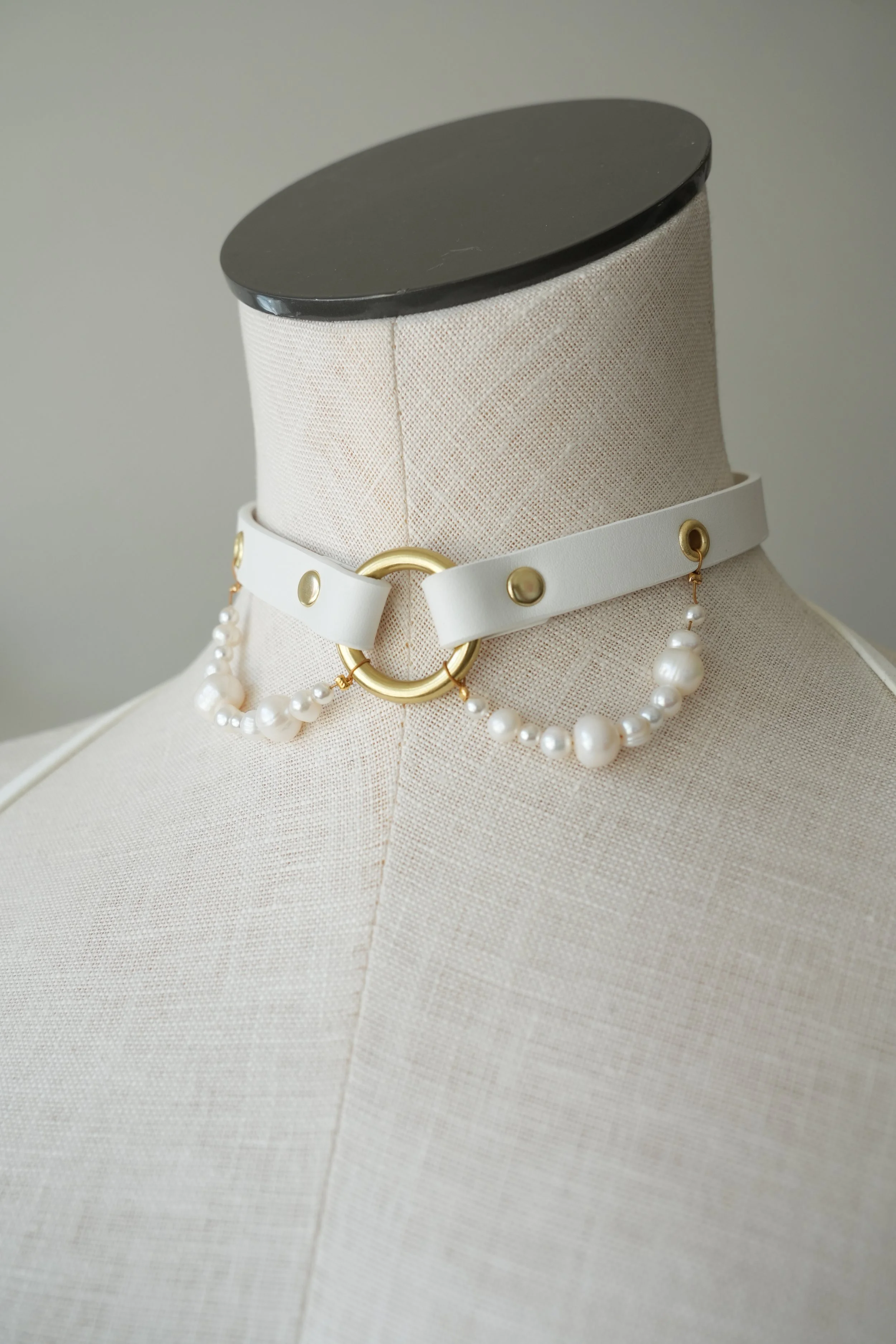 Cactus Cult Boise Idaho Vegan Leather The Pearl Set Harness BDSM Kink 8.JPG