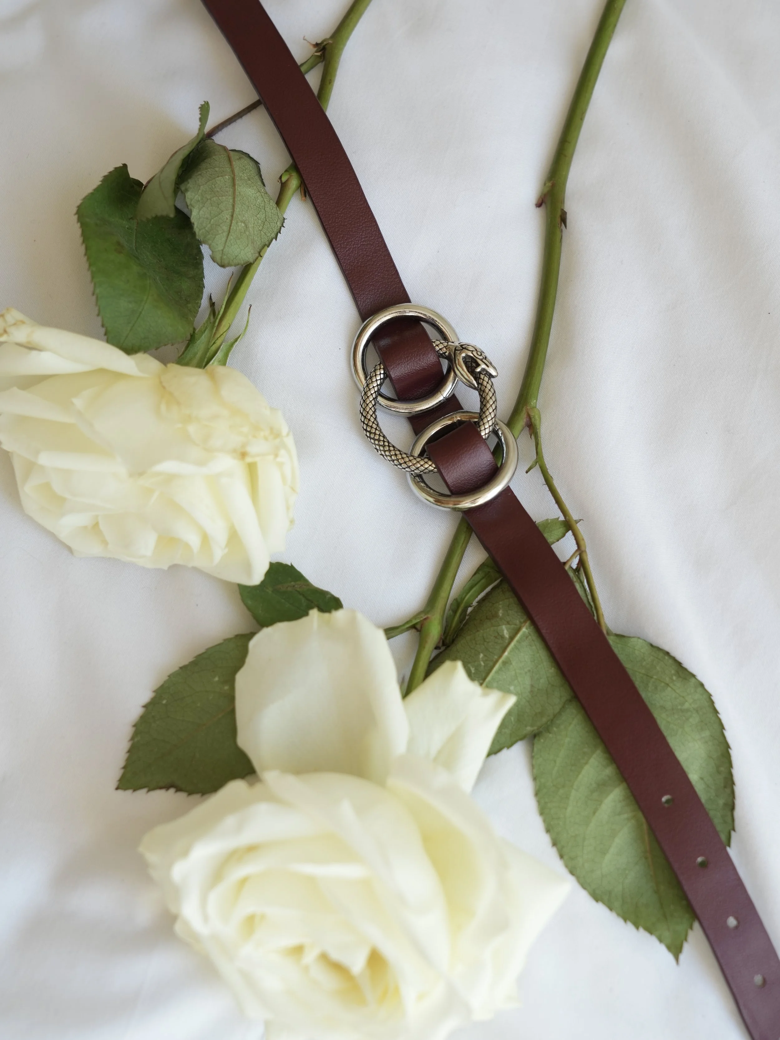 Cactus Cult Boise Idaho Vegan Leather ouroborous collar 2.jpg