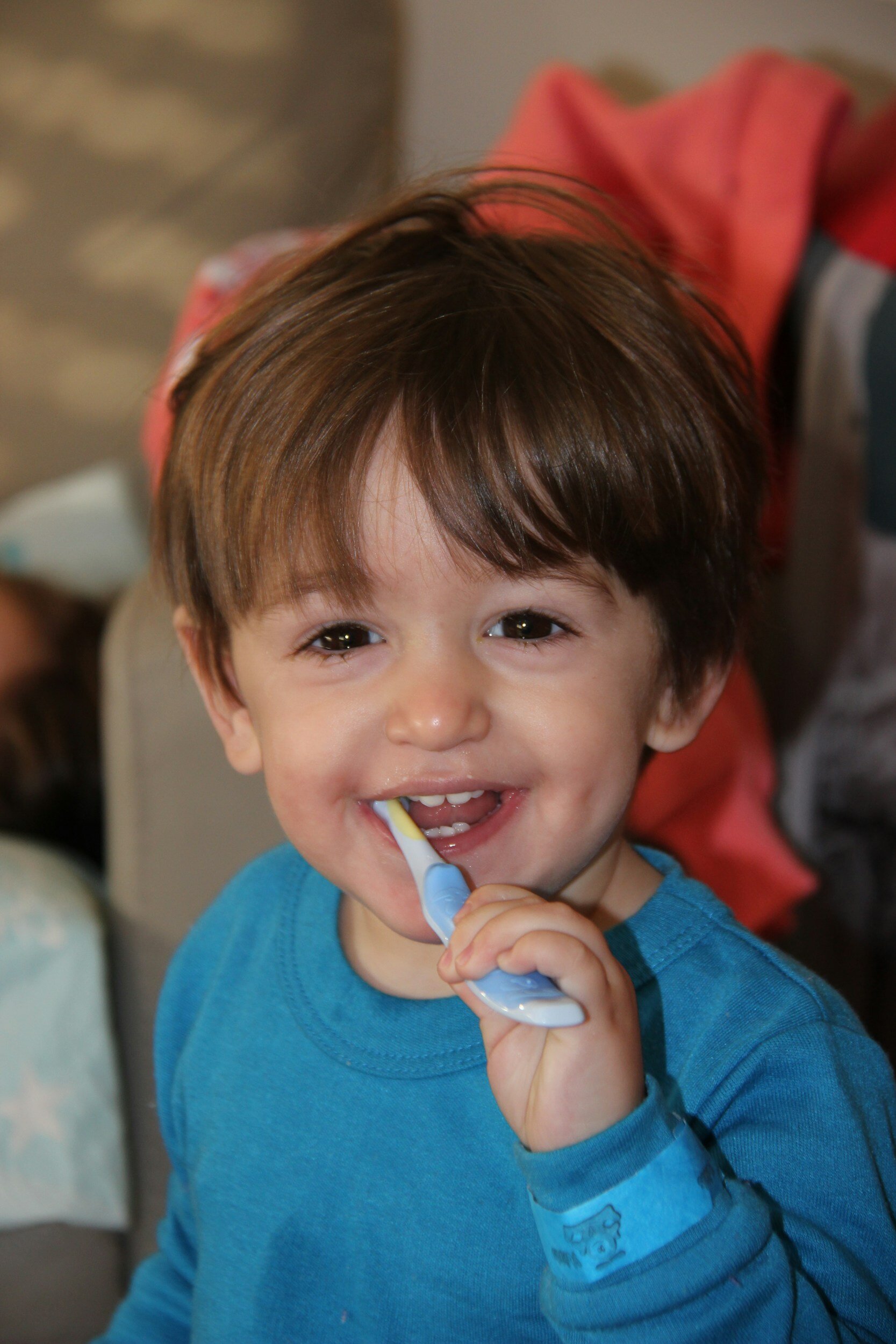 When can my child brush their teeth by themselves?