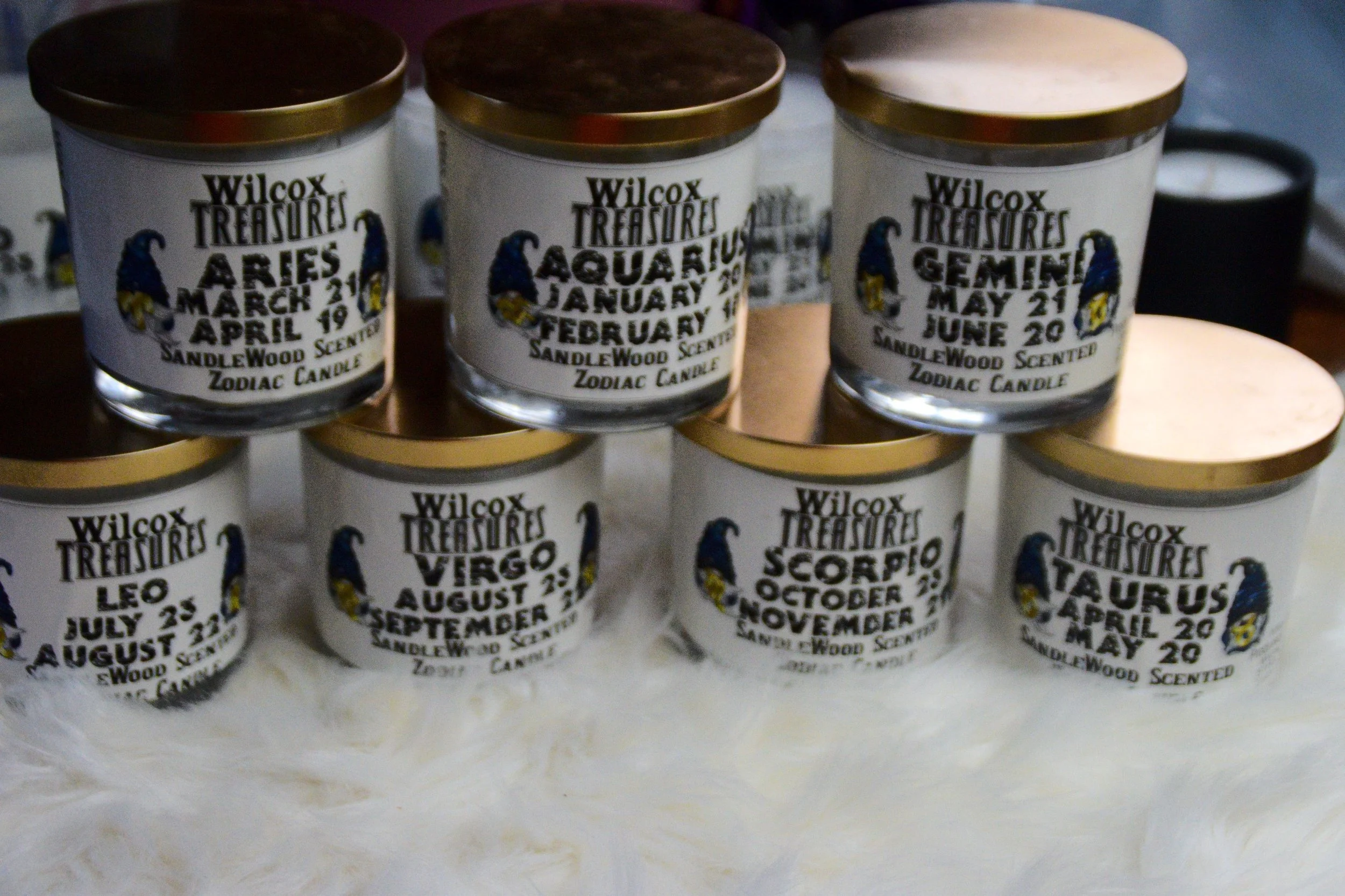 Zodiac 12oz Candles