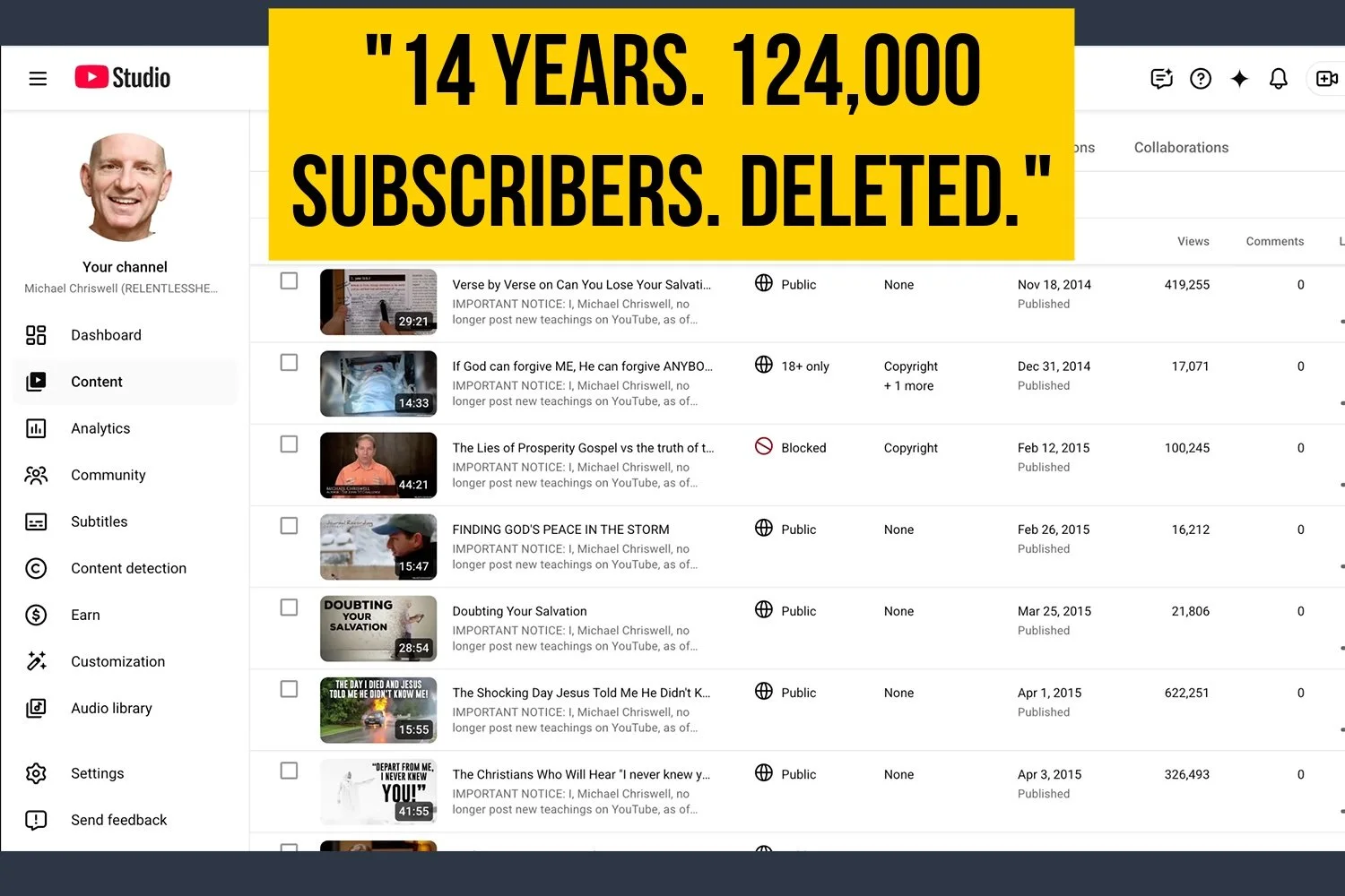 The Pulse: A Divine Edit, a Fresh Start, and 124,000 Subscribers Deleted