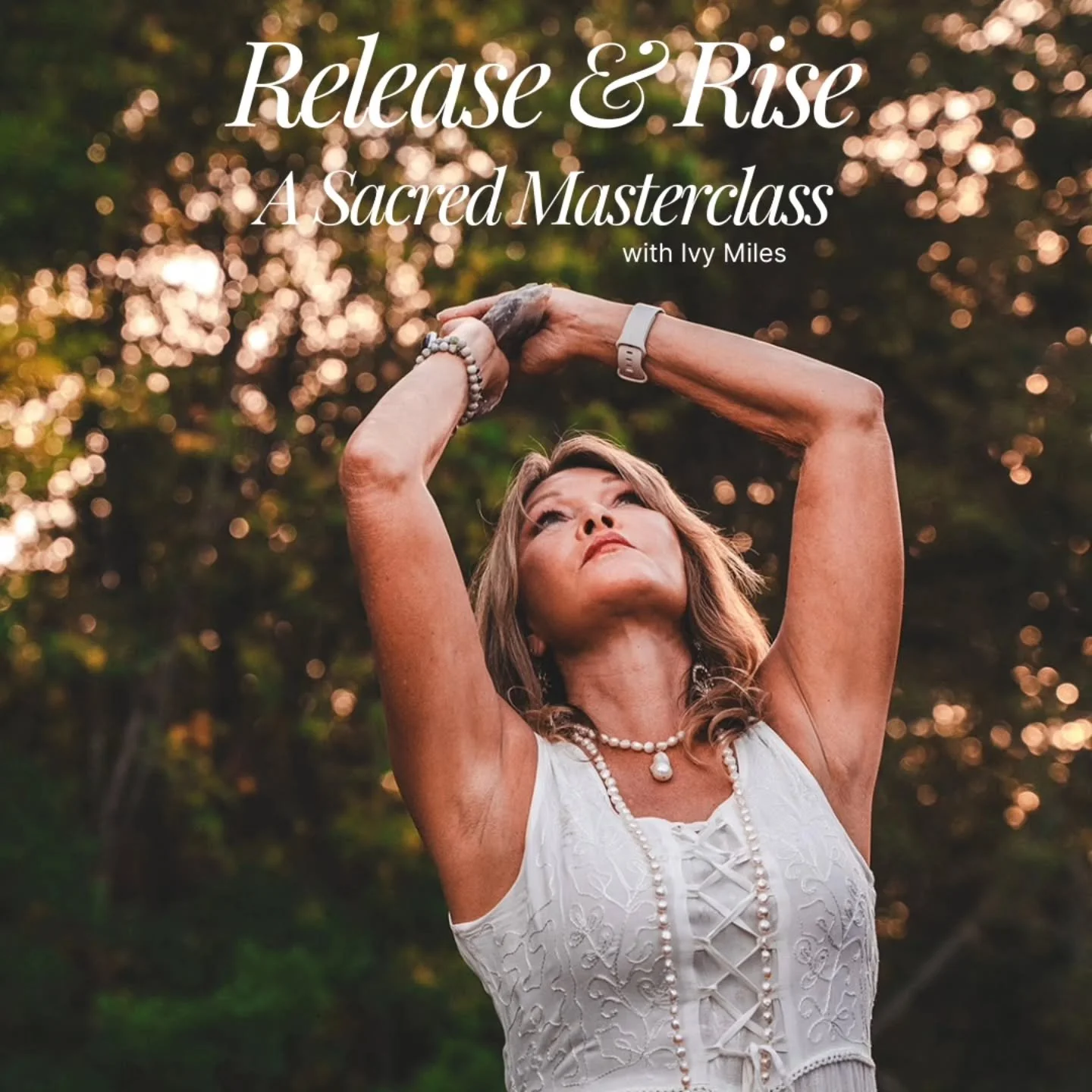 It's your time to RISE....but first - YOU must LET GO.

When we hold on to fear, past wounds, other people's stories, or limiting beliefs, it's almost impossible to step into our fullest power.

Like attracts like. 

And, when we hang on to what is n