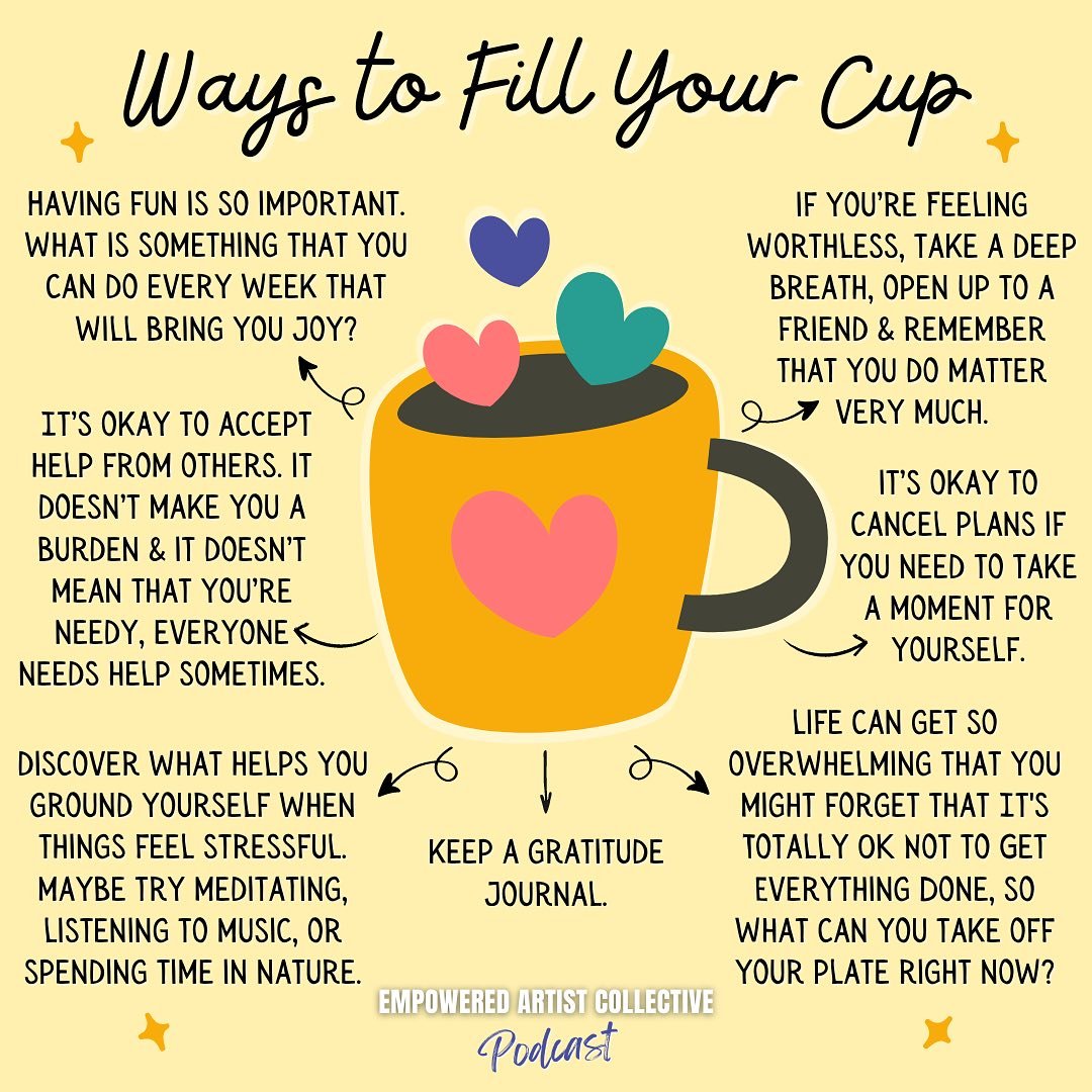 You can&rsquo;t pour from an empty cup. We don&rsquo;t often take the time to make conscious choices about the way in which we care for our bodies, minds, voices, energy, spirits... All of it. 

But giving ourselves a moment to make the decision to a