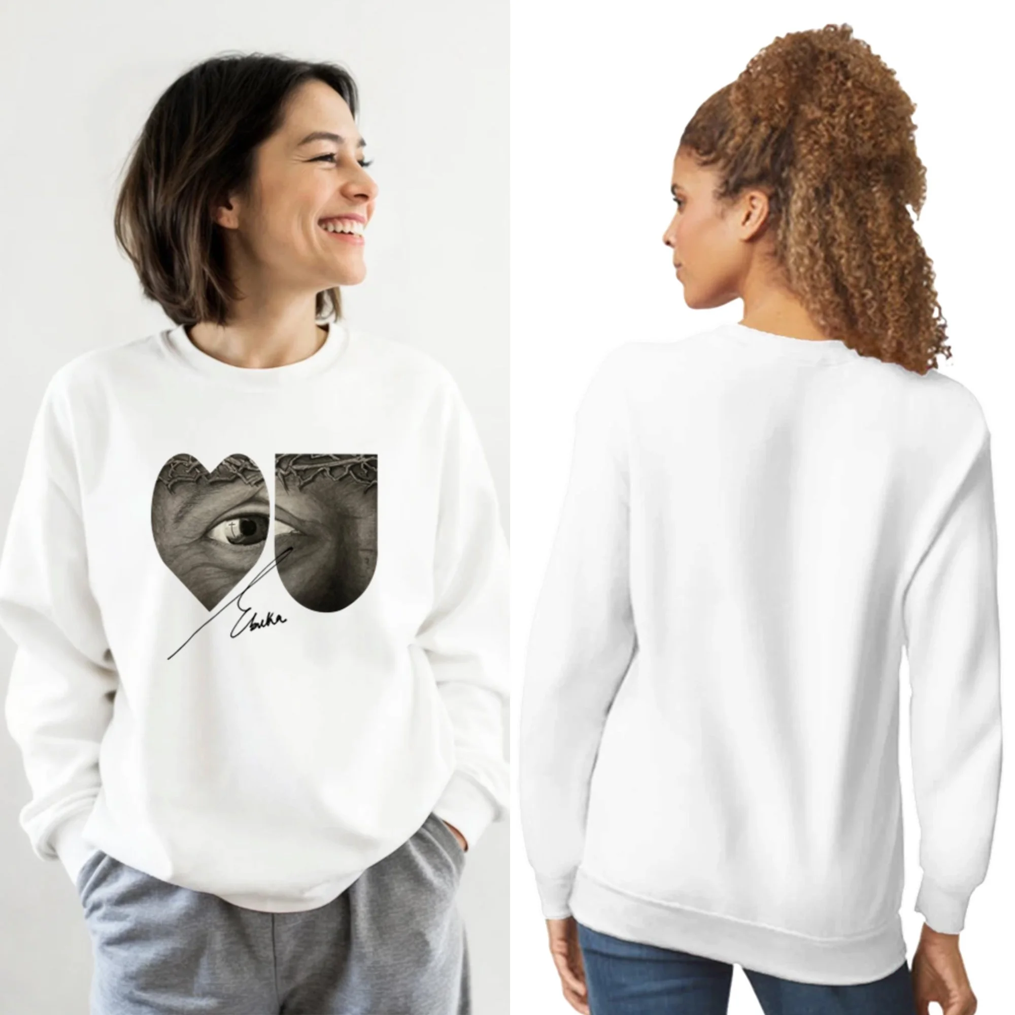 Crewneck Sweatshirt - Style 1 - Women