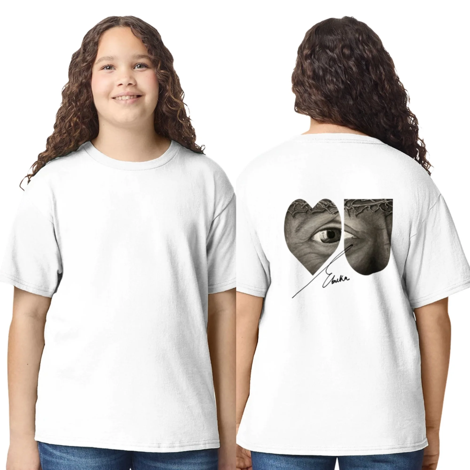 Crewneck T-shirt - Style 2 - Girls (US & Brazil Only)