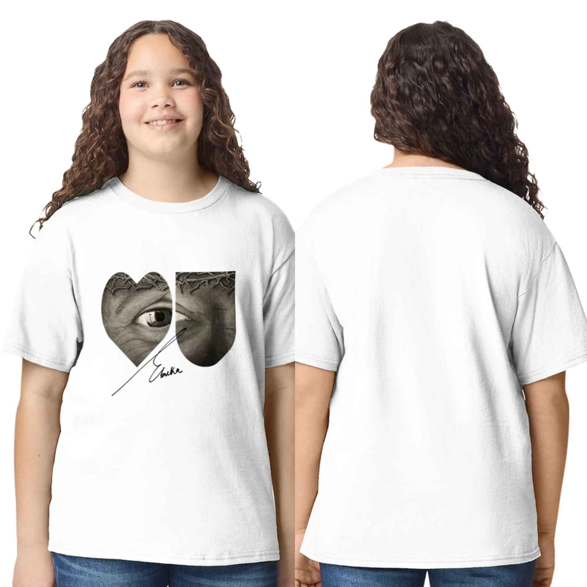Crewneck T-shirt - Style 1 - Girls (US & Brazil Only)