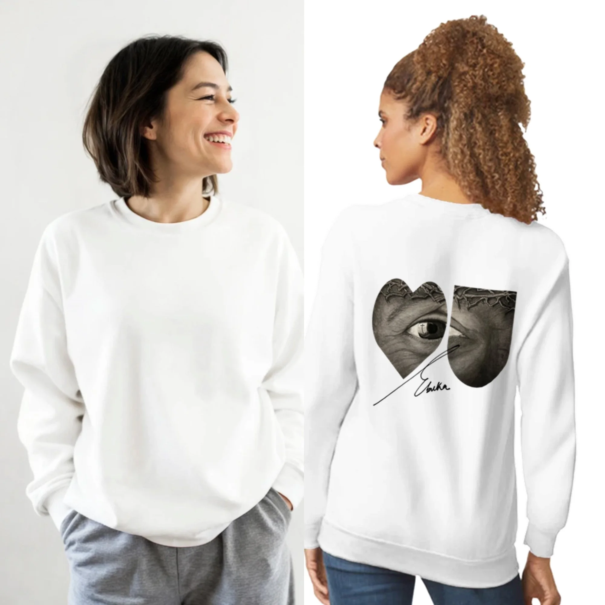 Crewneck Sweatshirt - Style 2 - Women