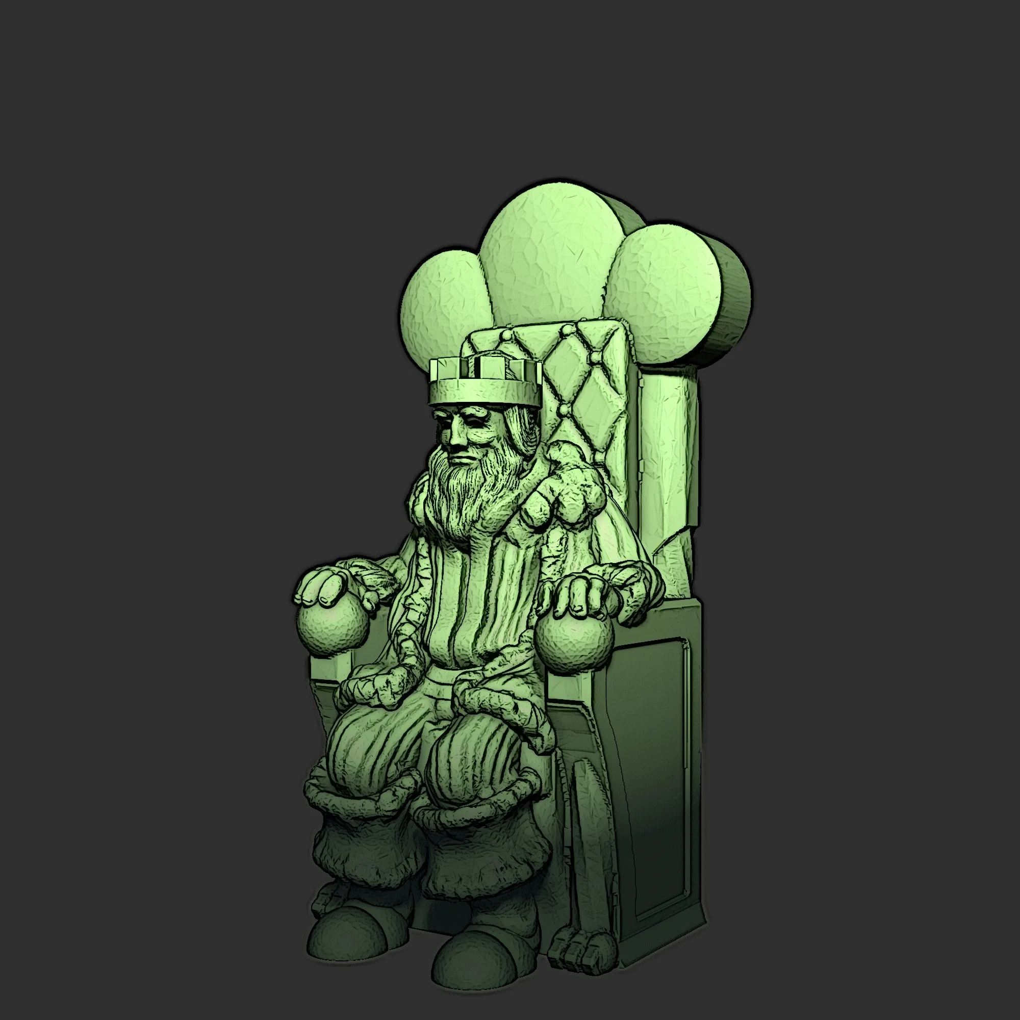 King on Throne