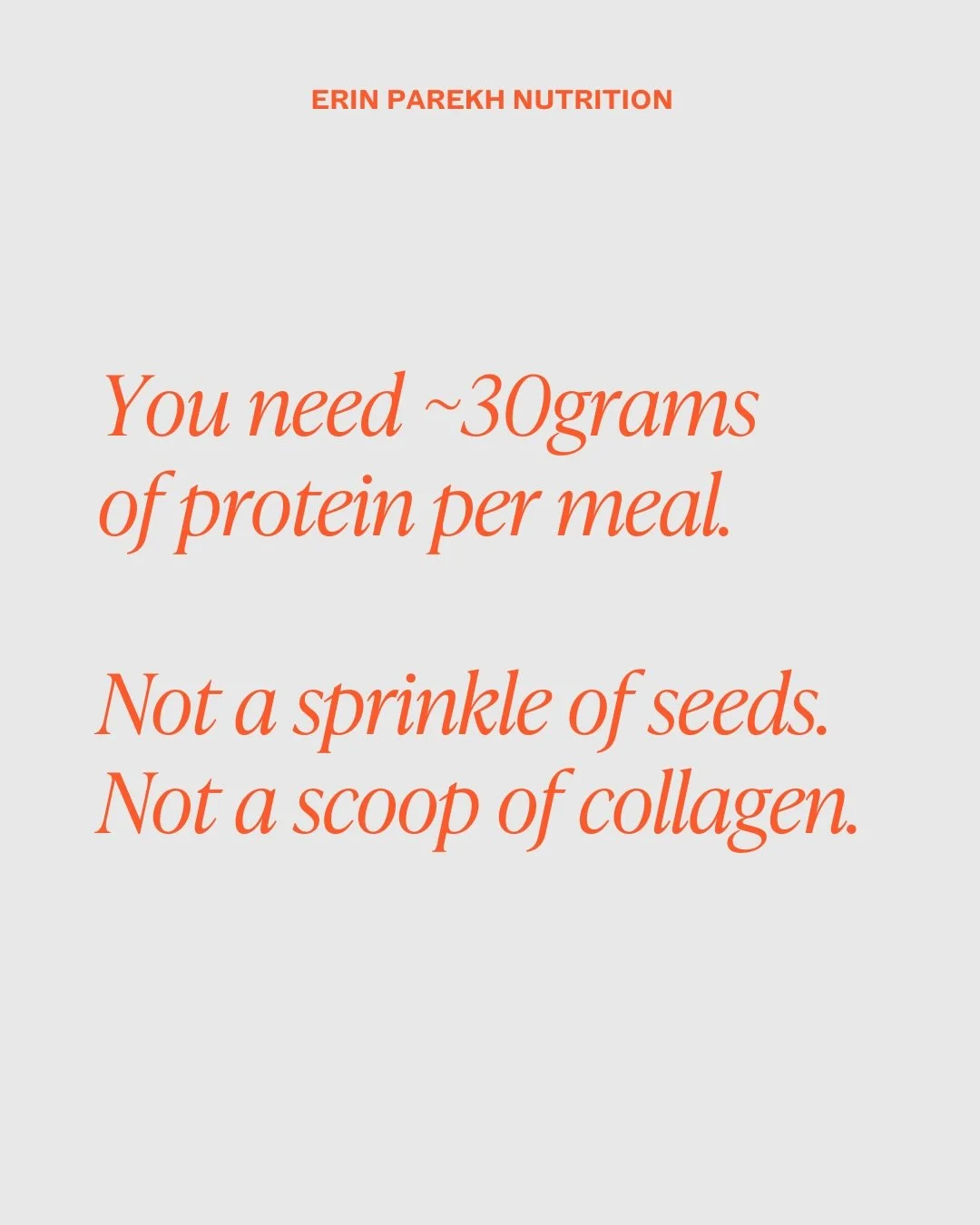 Protein isn&rsquo;t about checking a box &mdash; it&rsquo;s about giving your body enough to actually respond.

When meals are underpowered, everything downstream feels harder: energy, strength, metabolism, even mood.

This is what nourishment with i
