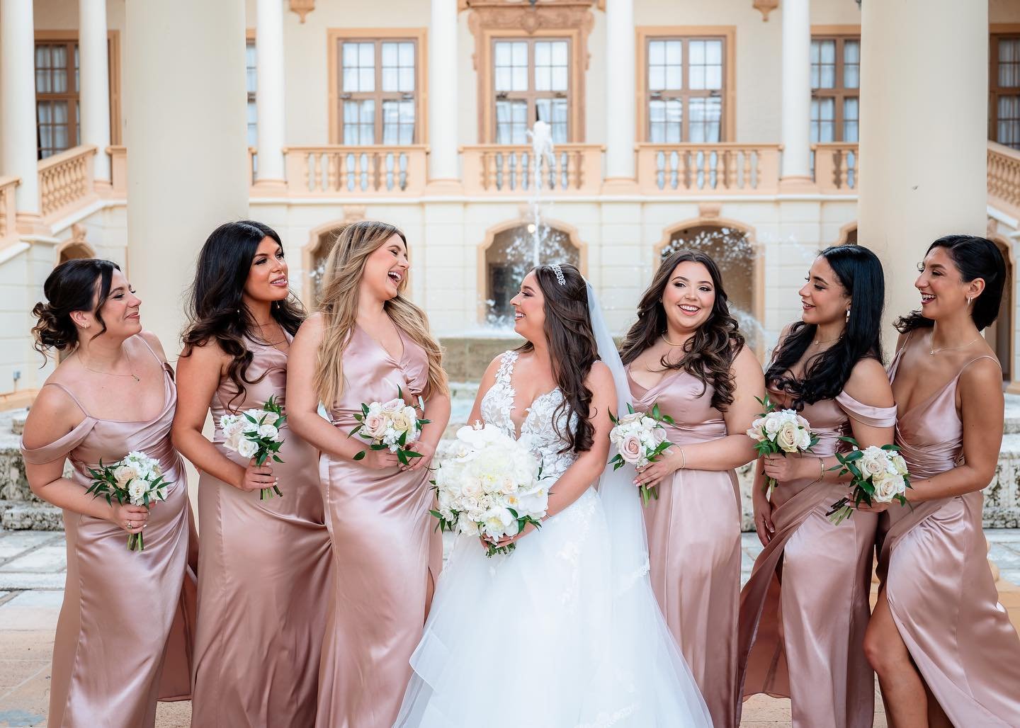 Surrounded by love and laughter, the bride and her tribe shine bright on this unforgettable journey. #bridetribe #bridesmaidgoals #bridesmaidsdresses ⠀
__________ ⠀
Credits: ⠀
Wedding Planner: @gc.eventsmiami ⠀
Getting Ready Venue: @thebiltmoremiami 