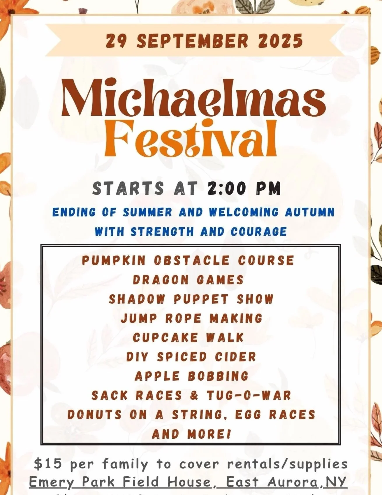Michaelmas Fall Festival