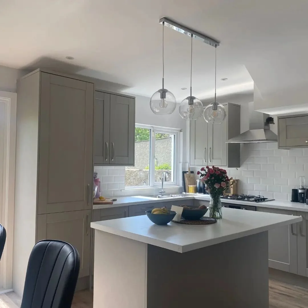Check out this transformation on a recent renovation project we completed in Kimmage 

The space was completely transformed when we removed the wall between the small galley kitchen and sitting room

An RSJ was installed to create an open living and 