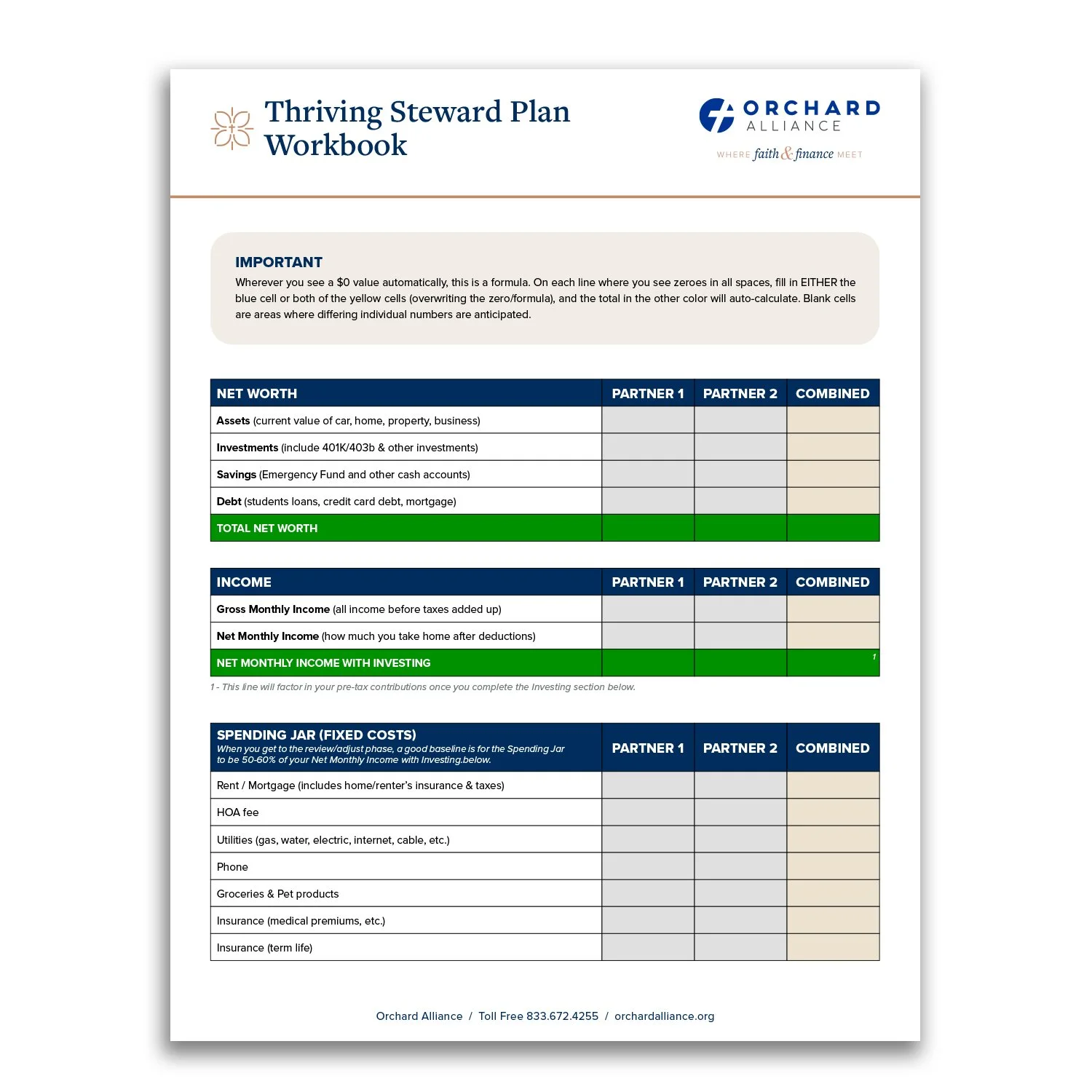 Thriving Steward Plan Workbook