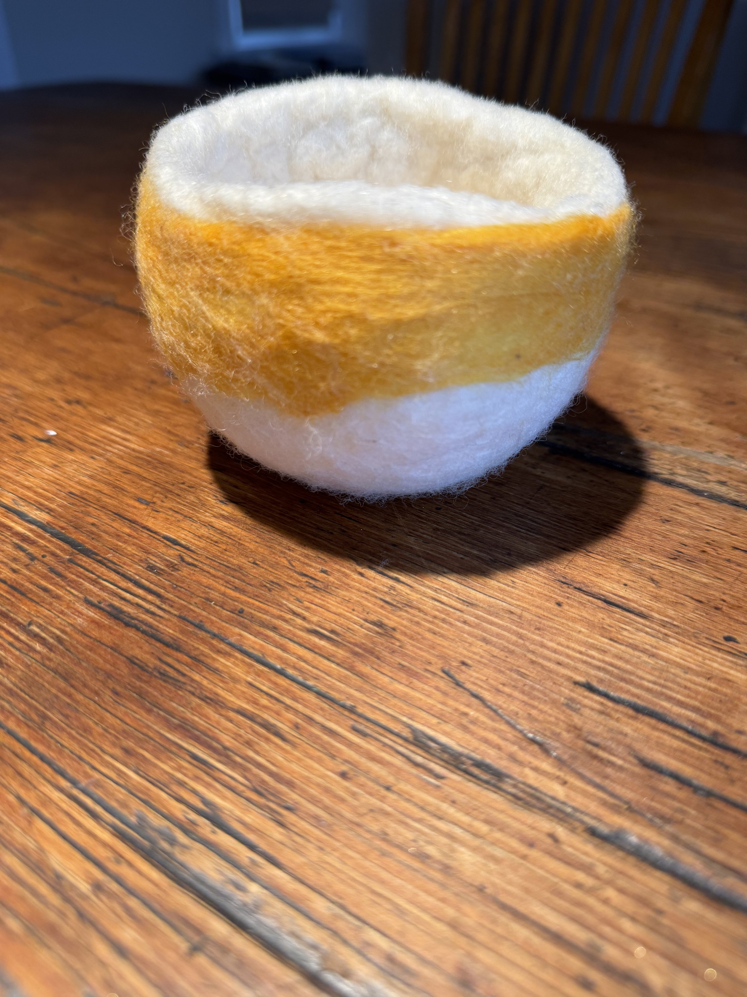 Cream & Sungold Jewelry Bowl