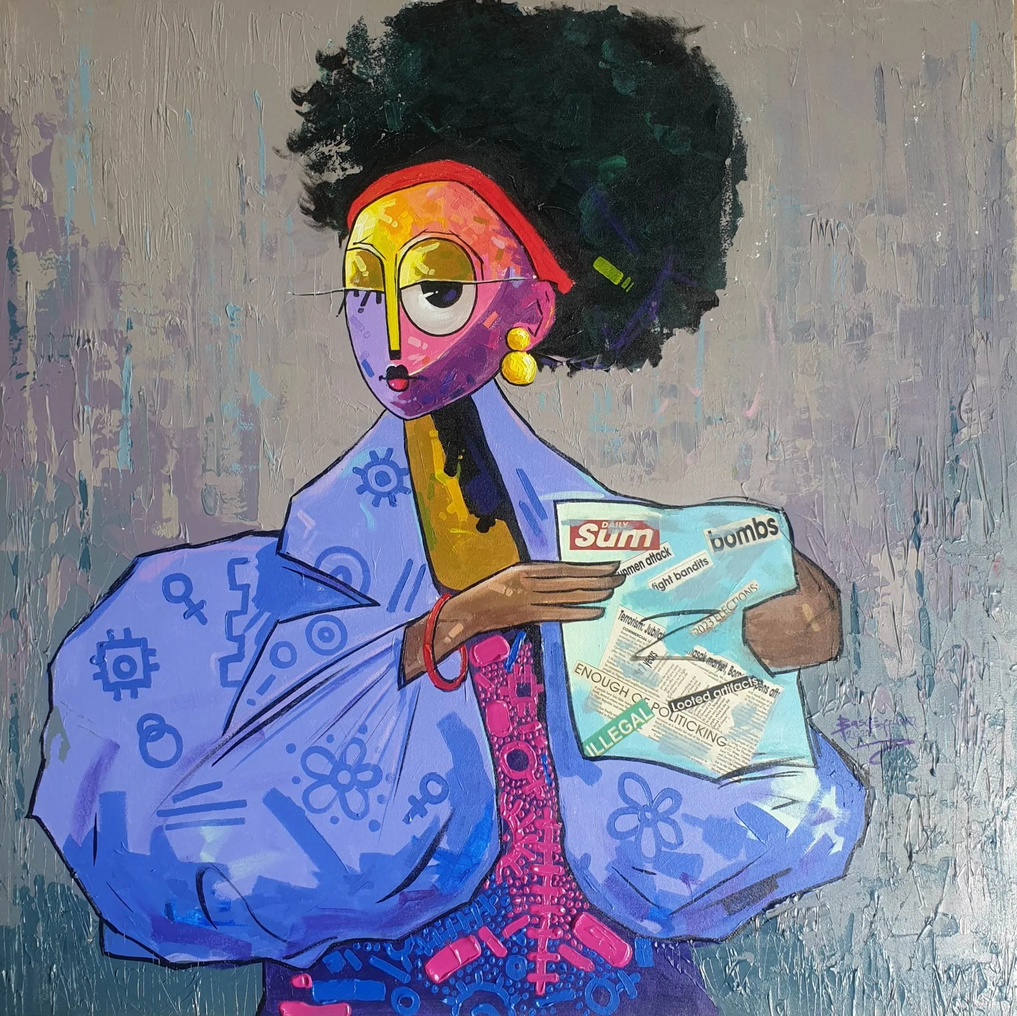 The Vibrant World of Bassey Asukwo: An Emerging Artist to Watch