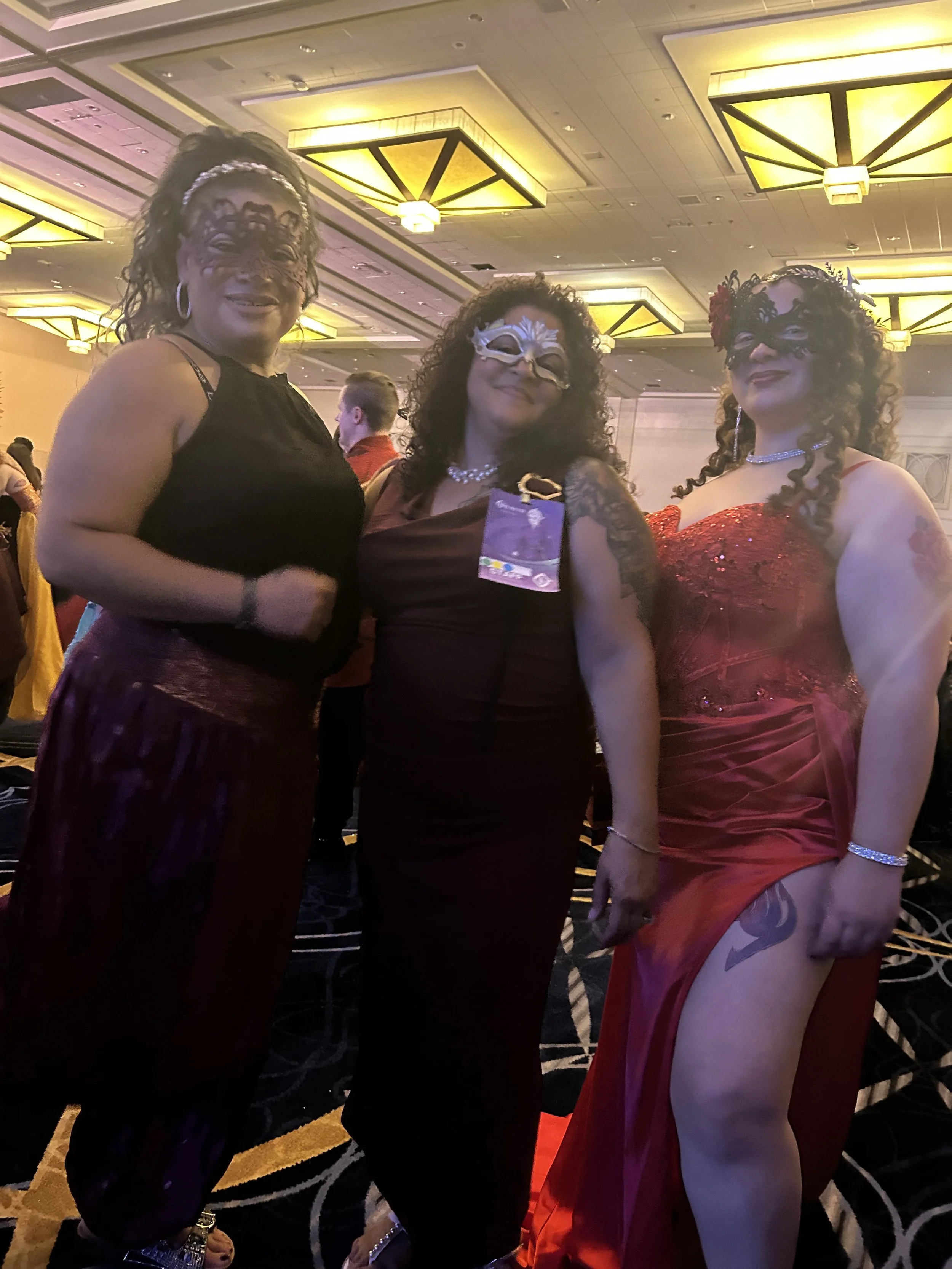 Author Maria Levato and her staff during Once Upon a Con