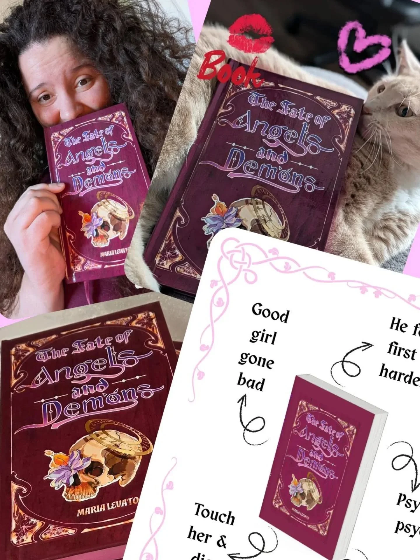 Bookstagram, this is your sign to buy my new dark romantasy book, The Fate of Angels and Demons. If you like tropes like he falls first &amp; harder, touch her &amp; die, psycho x psycho, and good girl gone bad, this book is definitely for you. Also,