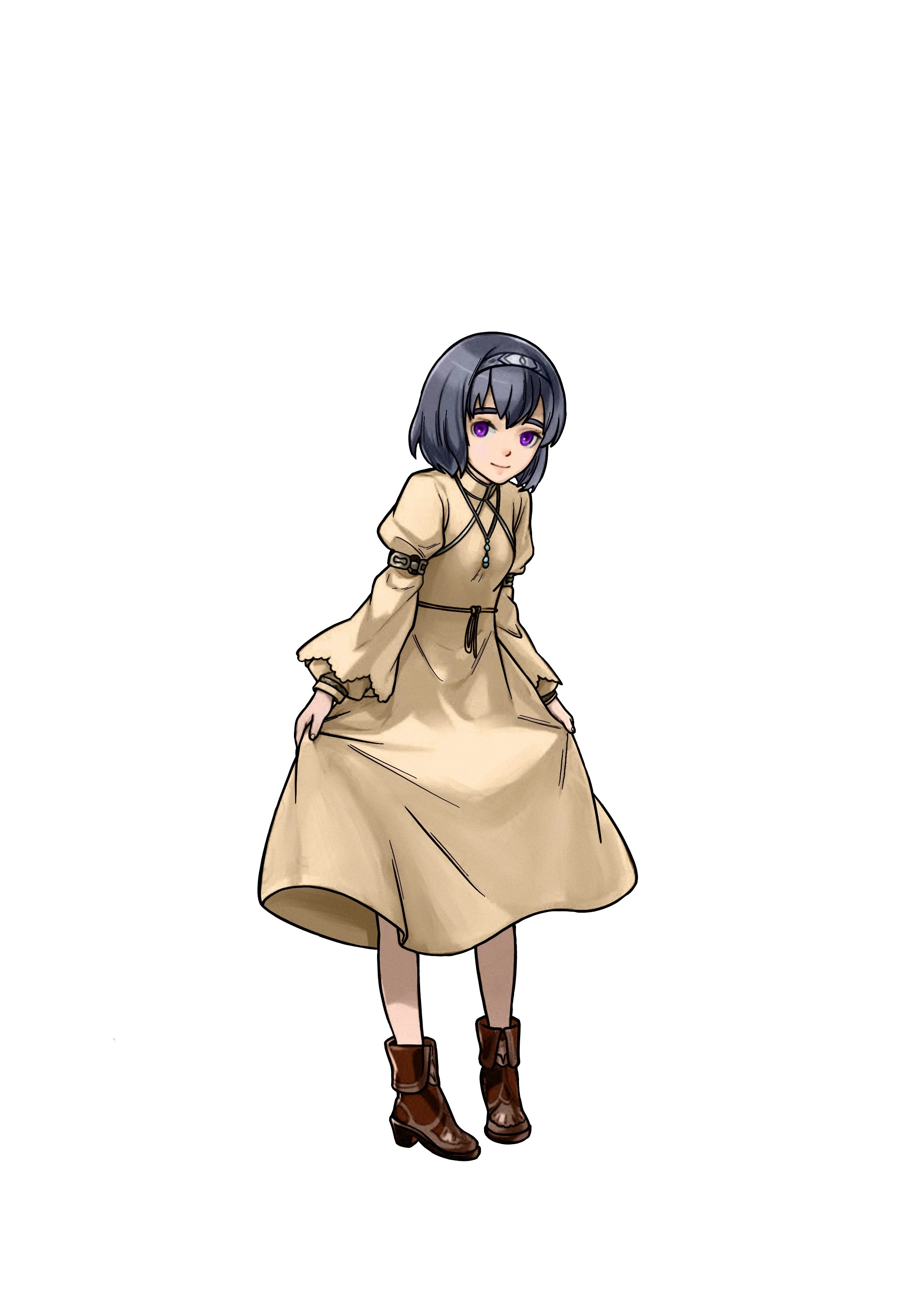 Character Art - Young Lilly (pre-The Fate of Angels and Demons) from Maria Levato's Islands of Rune Universe