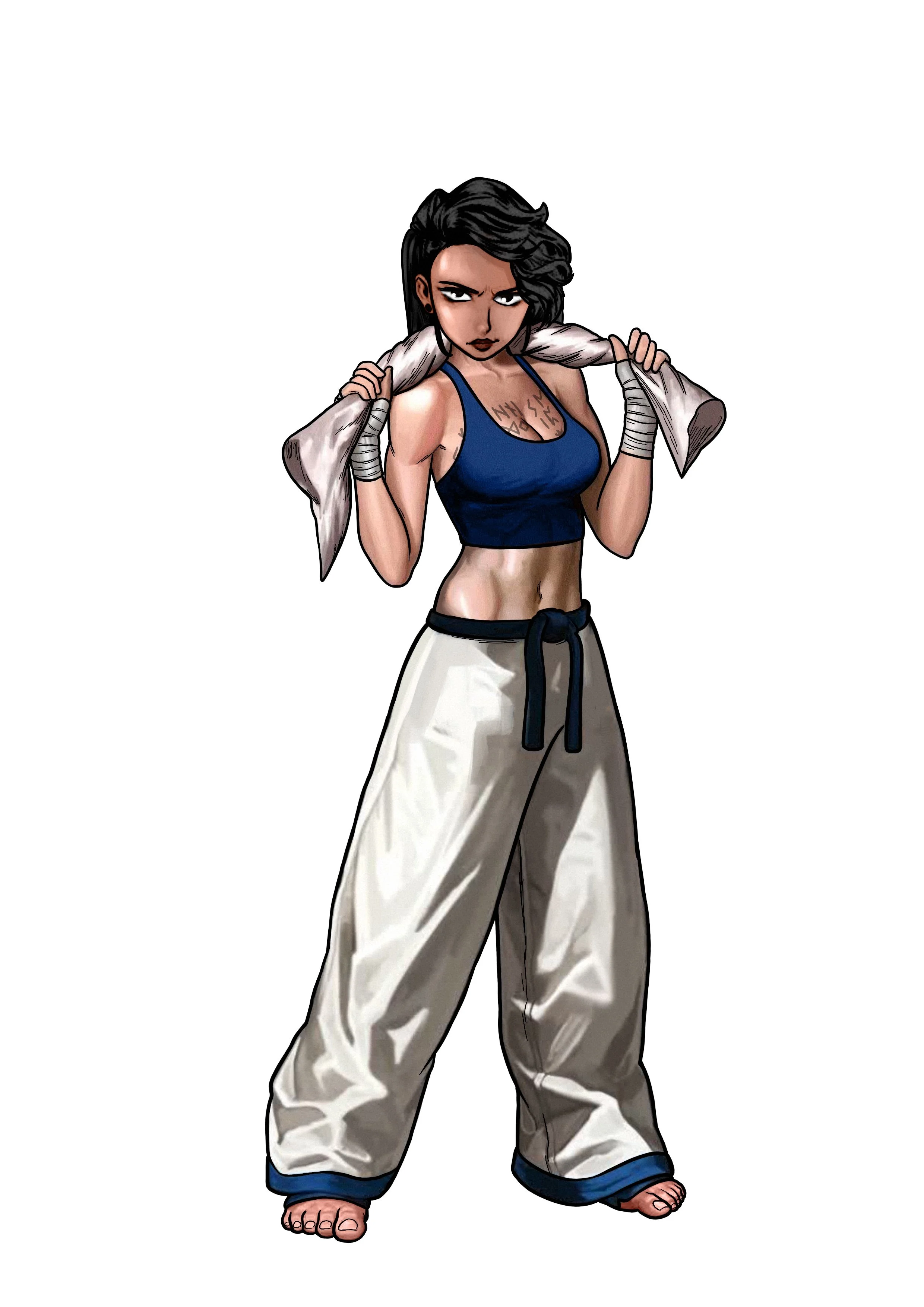 Character Art - Johanna from Maria Levato's Islands of Rune Universe