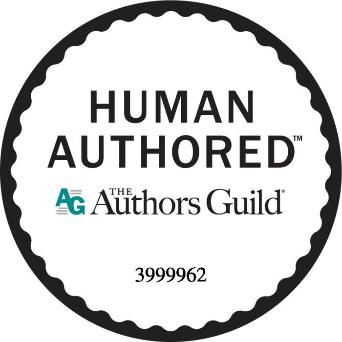 Human Authored certification for Maria Levato's The Fate of Angels and Demons from The Authors Guild