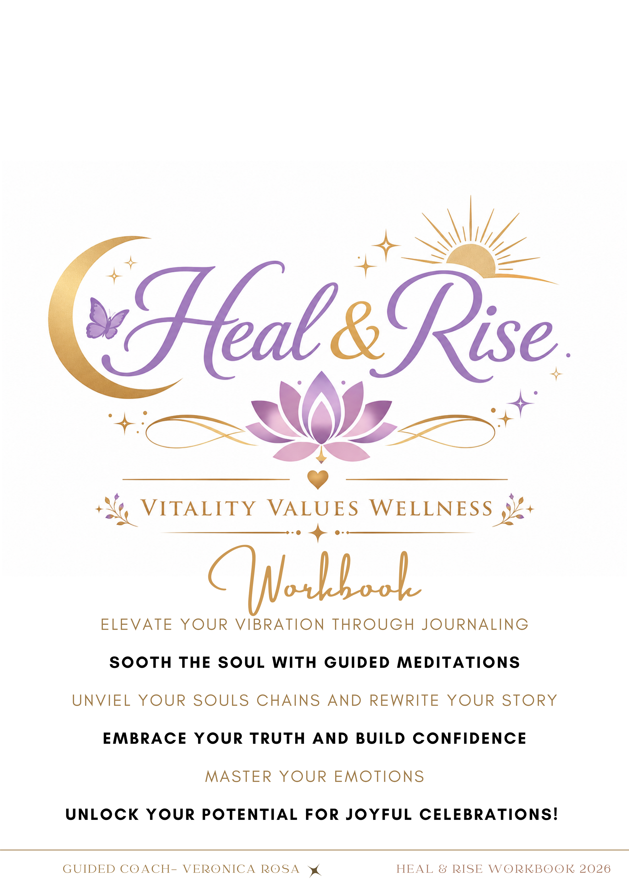 Heal & Rise: 90-Day Guided Healing Journey- Digital