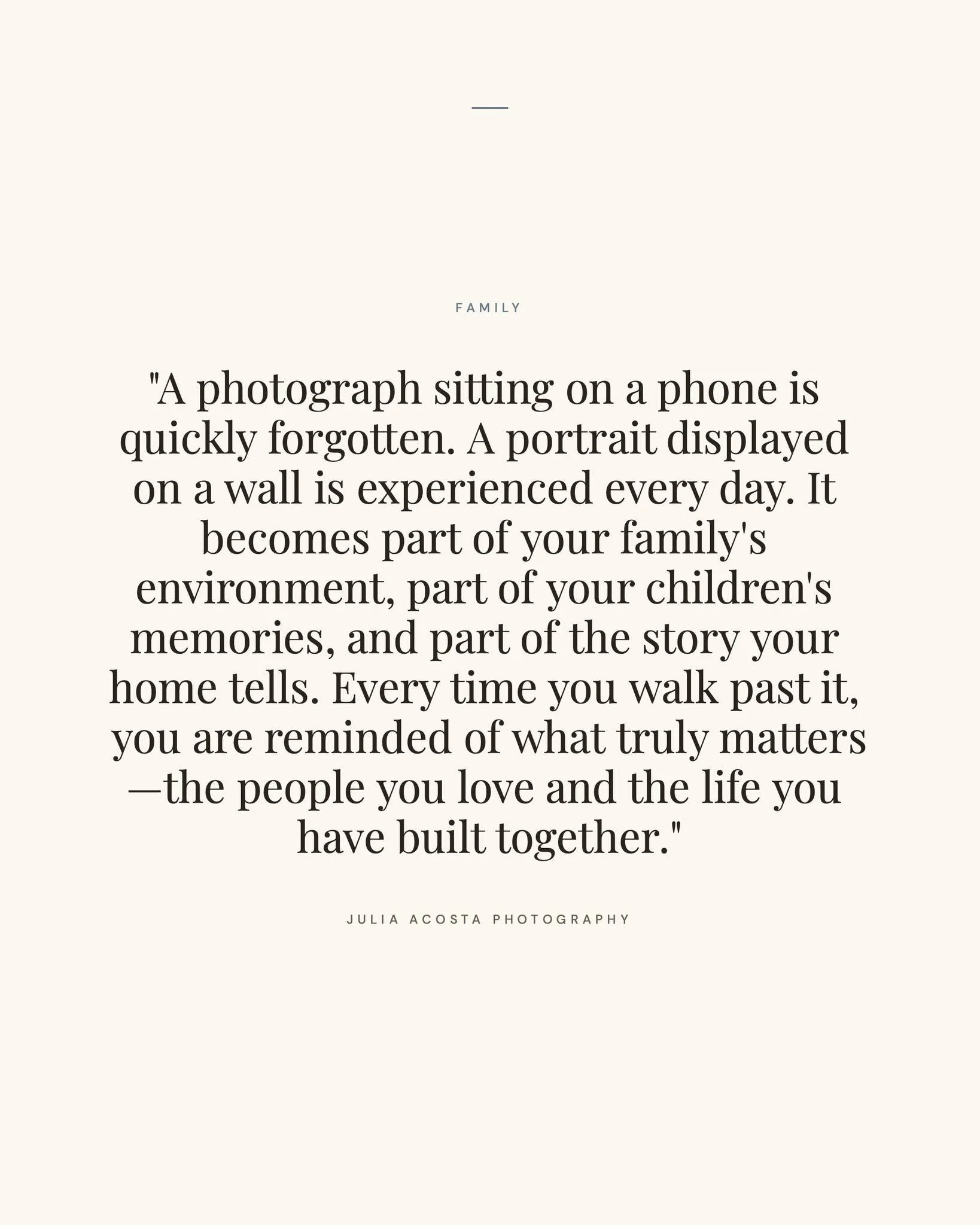 📣 Moms... this one is for you!

Still looking for the perfect Father's Day gift?

Give him the gift of memories.

A portrait session is something he'll cherish long after Father's Day has passed.

✨ $25 OFF Father's Day Portrait Experiences
✨ Limite