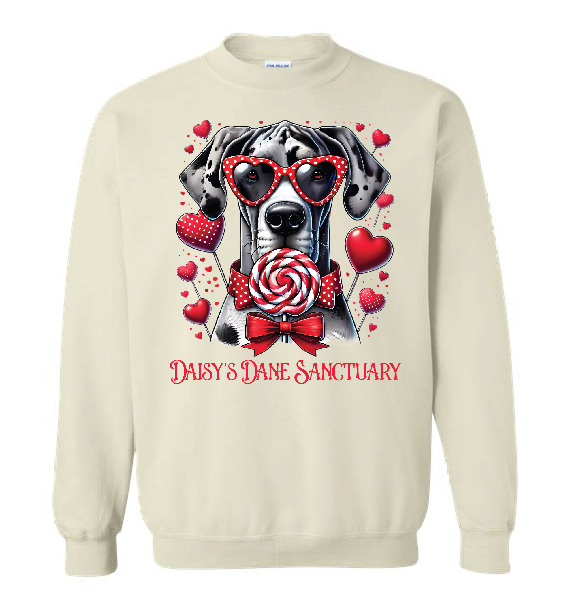 DDS Candy Heart Crewneck Sweatshirt (18000)