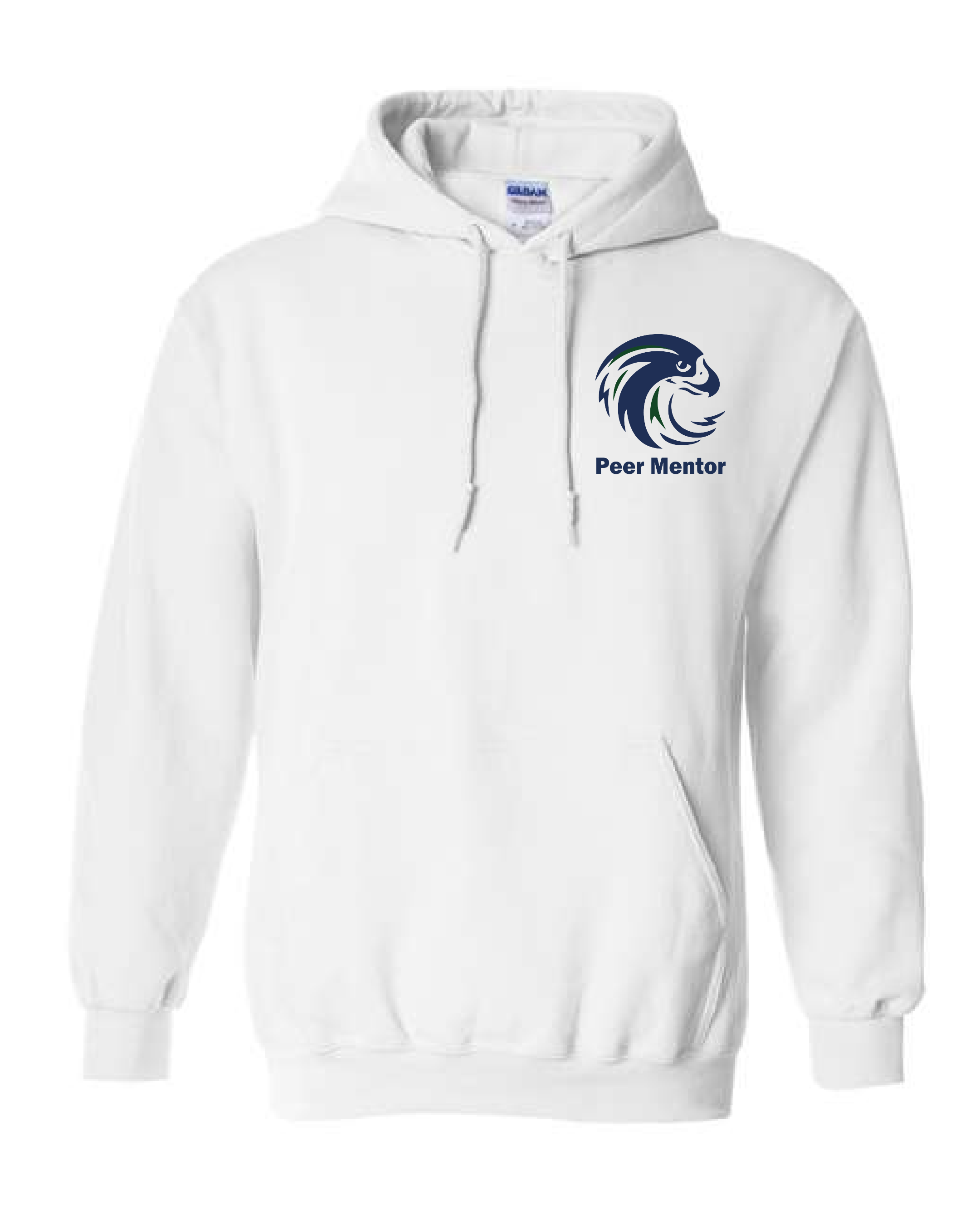Peer Mentor White Hoodie (18500)