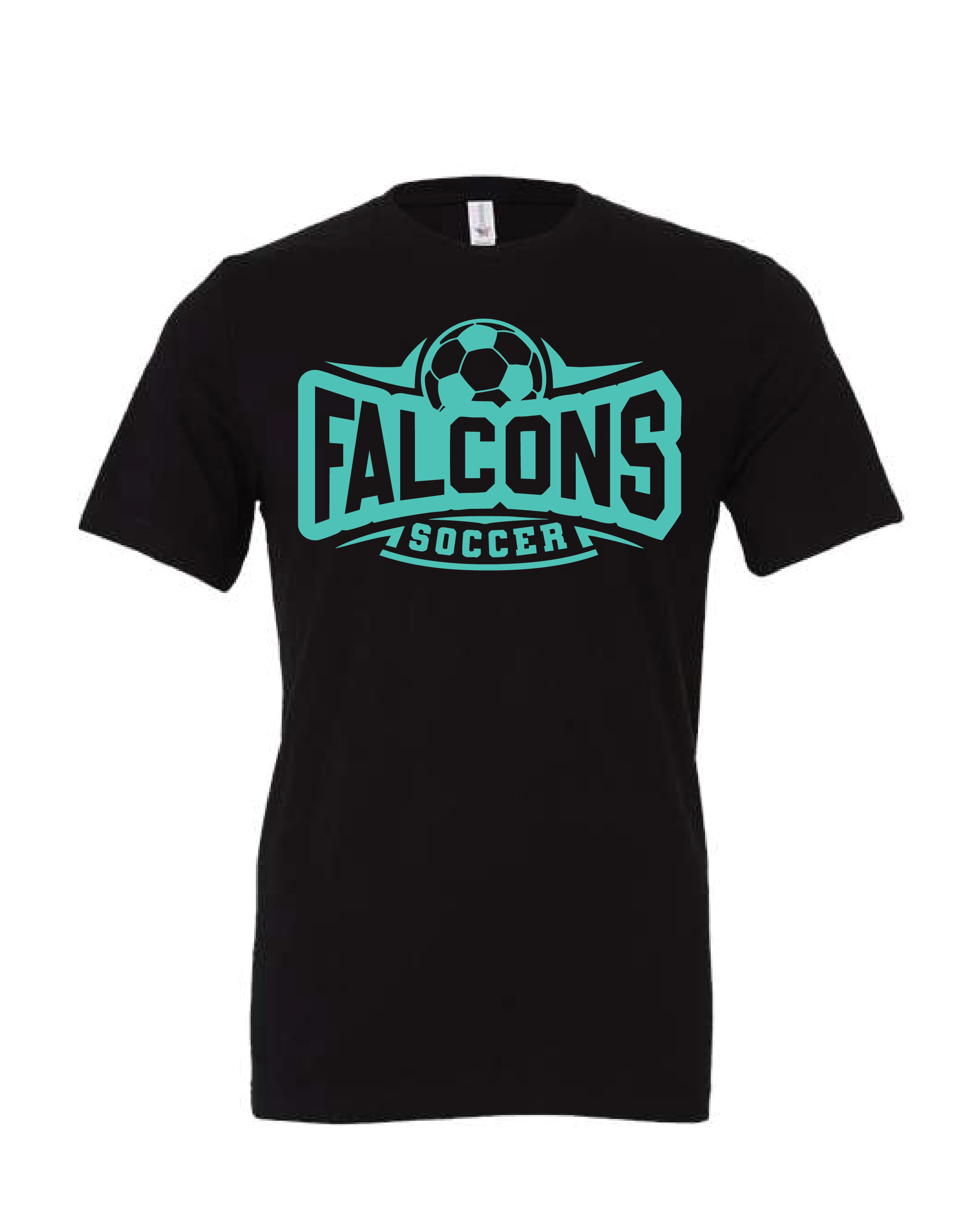Falcons Black Tee (3001)