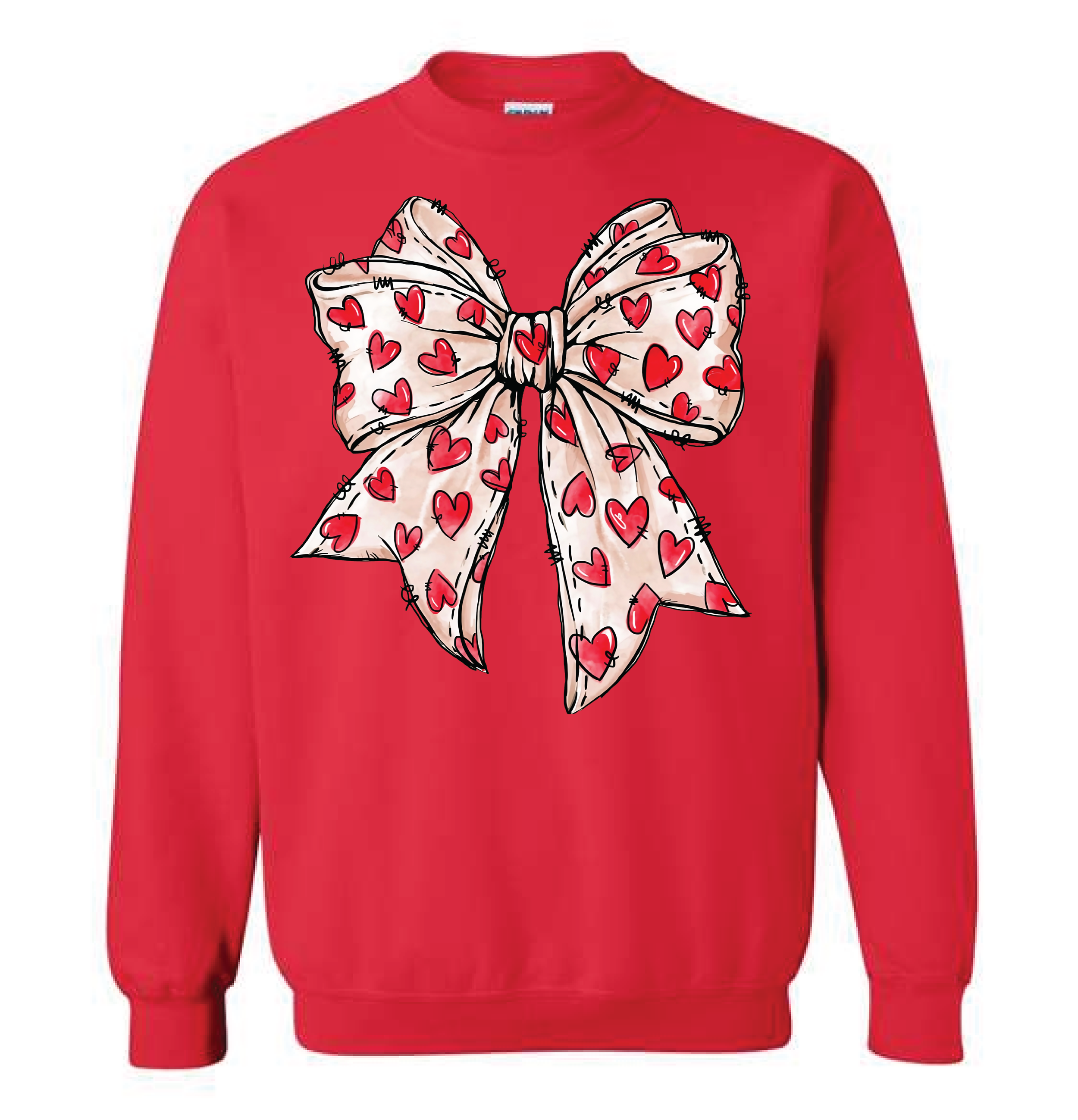 Bow with Hearts Sweatshirt (18000)