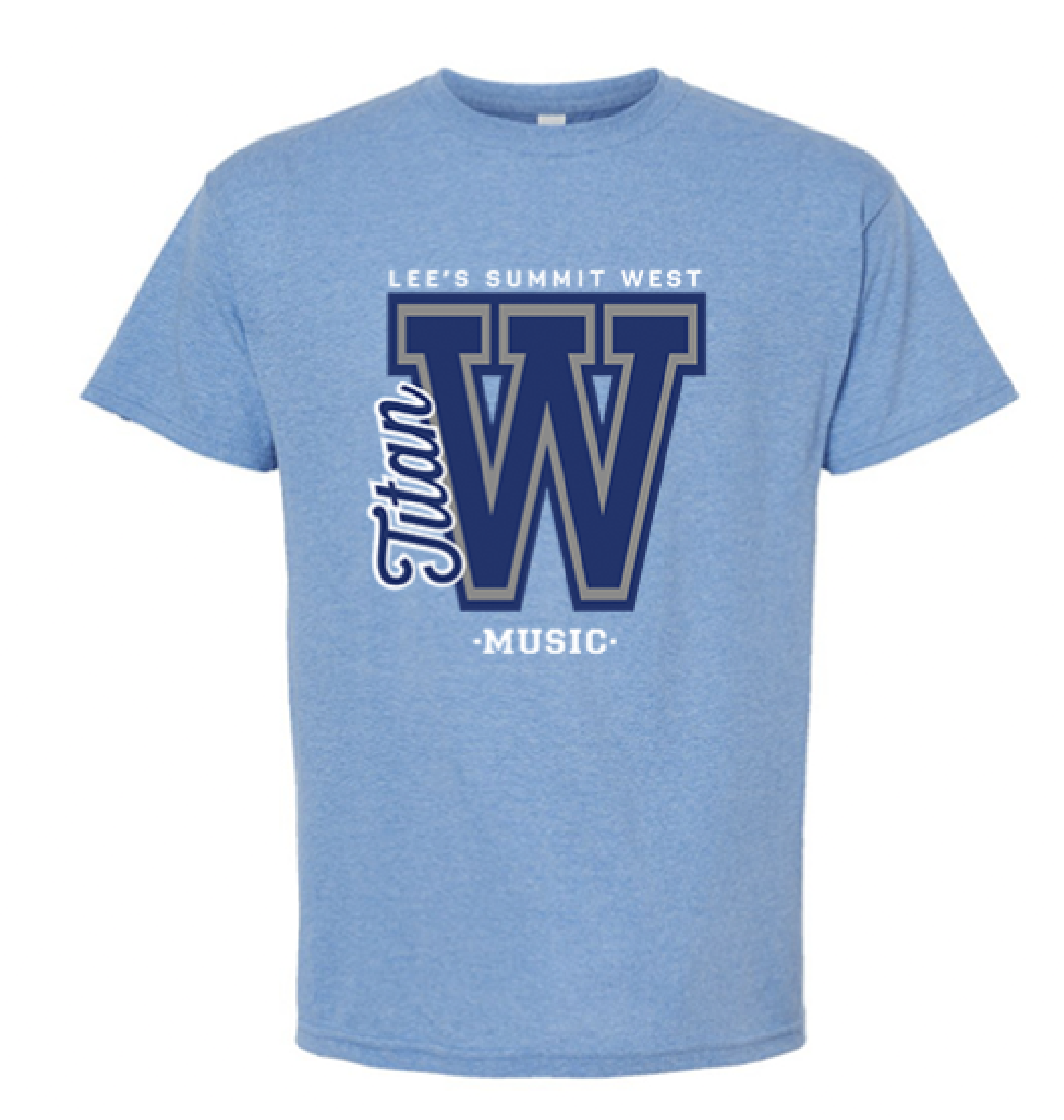 LSW Titans W in Heather Blue (3001cvc)